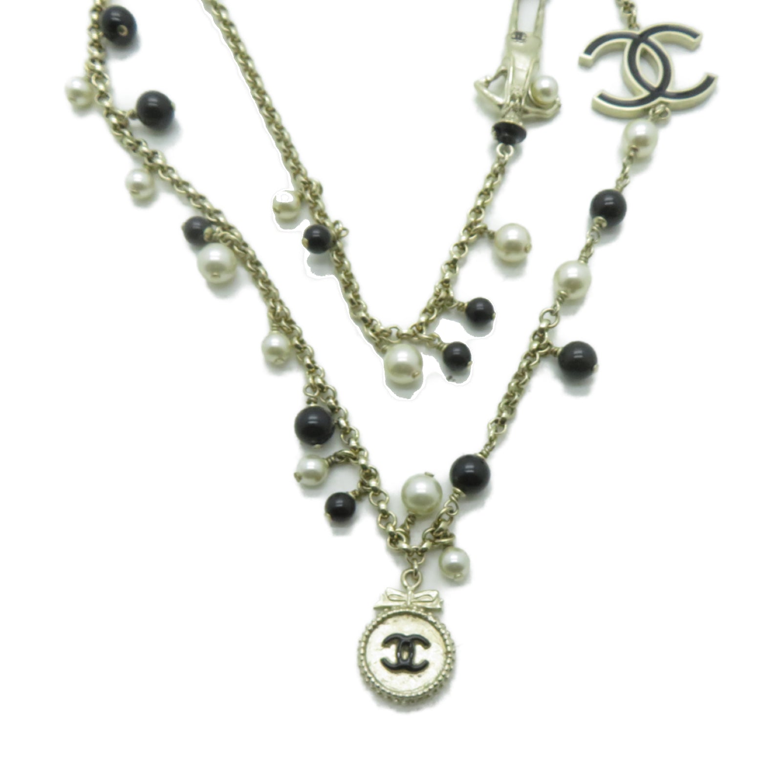 CHANEL 金属Necklaces项链金色/黑色
