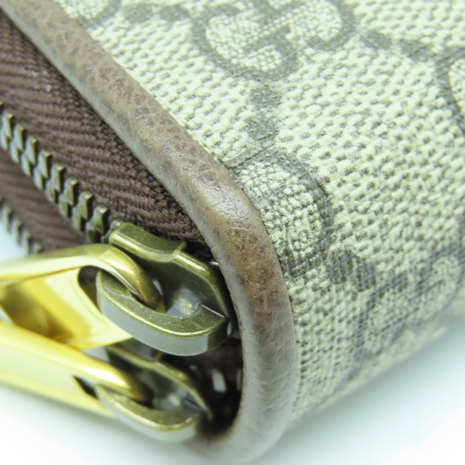 GUCCI 塗層帆布/牛皮皮革Ophidia Shoulder Bag金扣肩背袋啡色