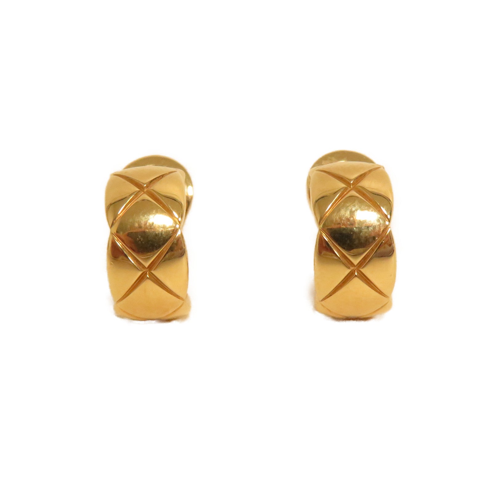 CHANEL 18K黃金Cursh Earring耳環