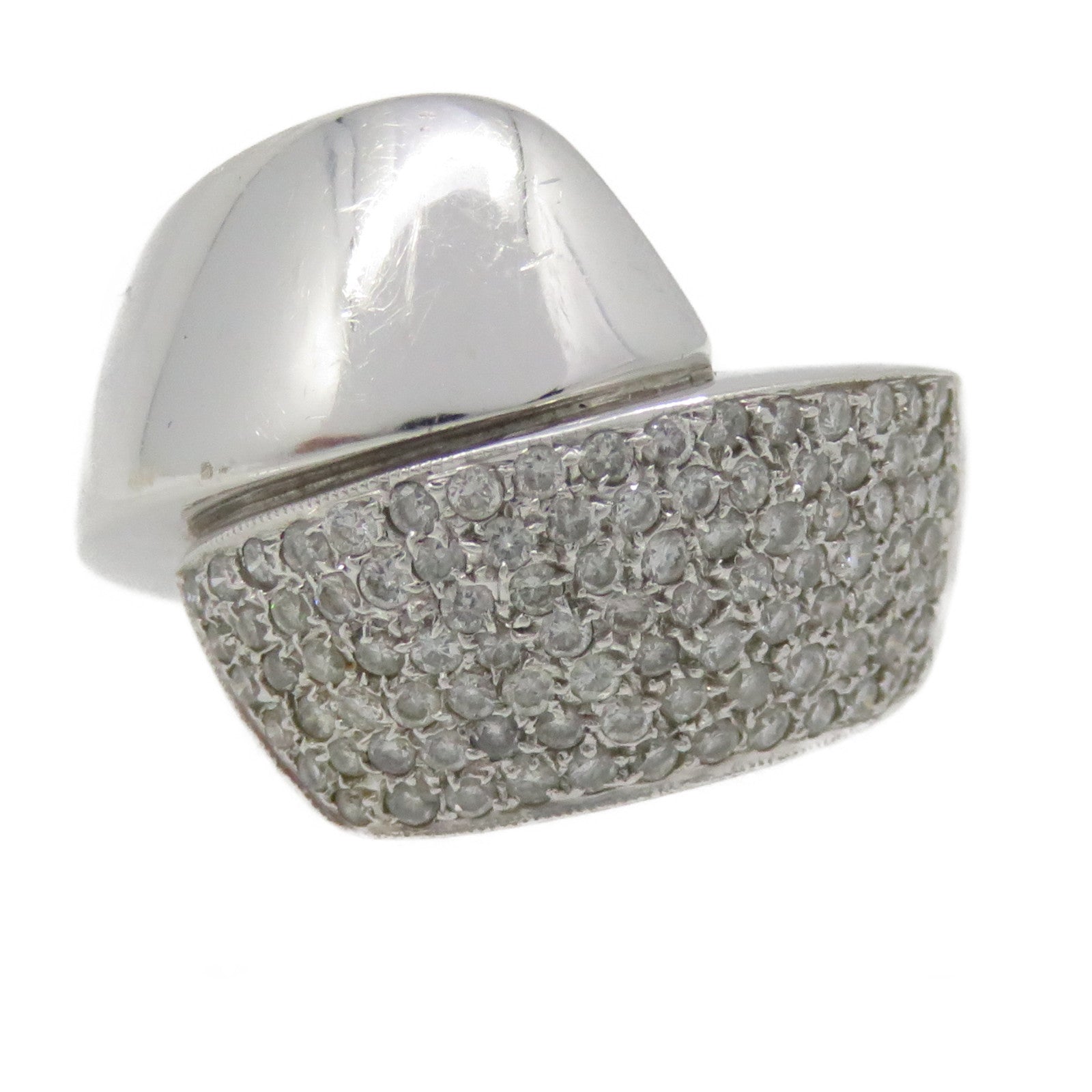 JEWELRY 18K白金/钻石Diamond Ring戒指US#6