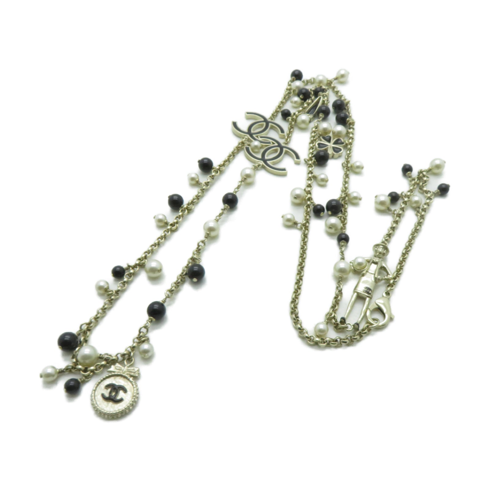 CHANEL 金属Necklaces项链金色/黑色
