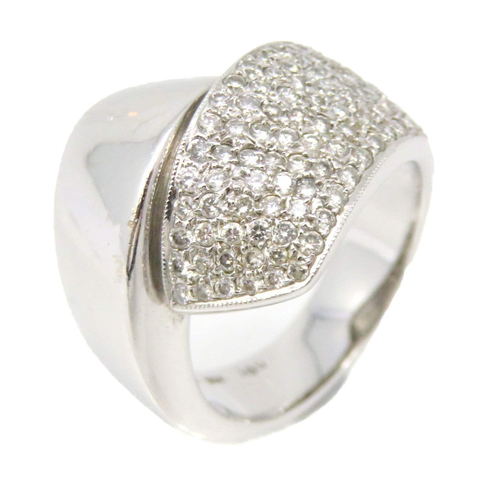 JEWELRY 18K白金/钻石Diamond Ring戒指US#6