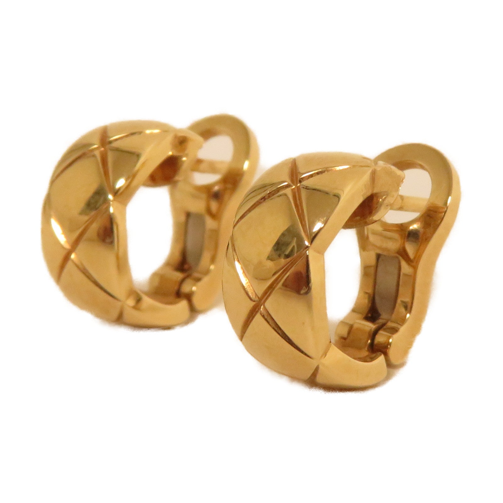 CHANEL 18K黃金Cursh Earring耳環