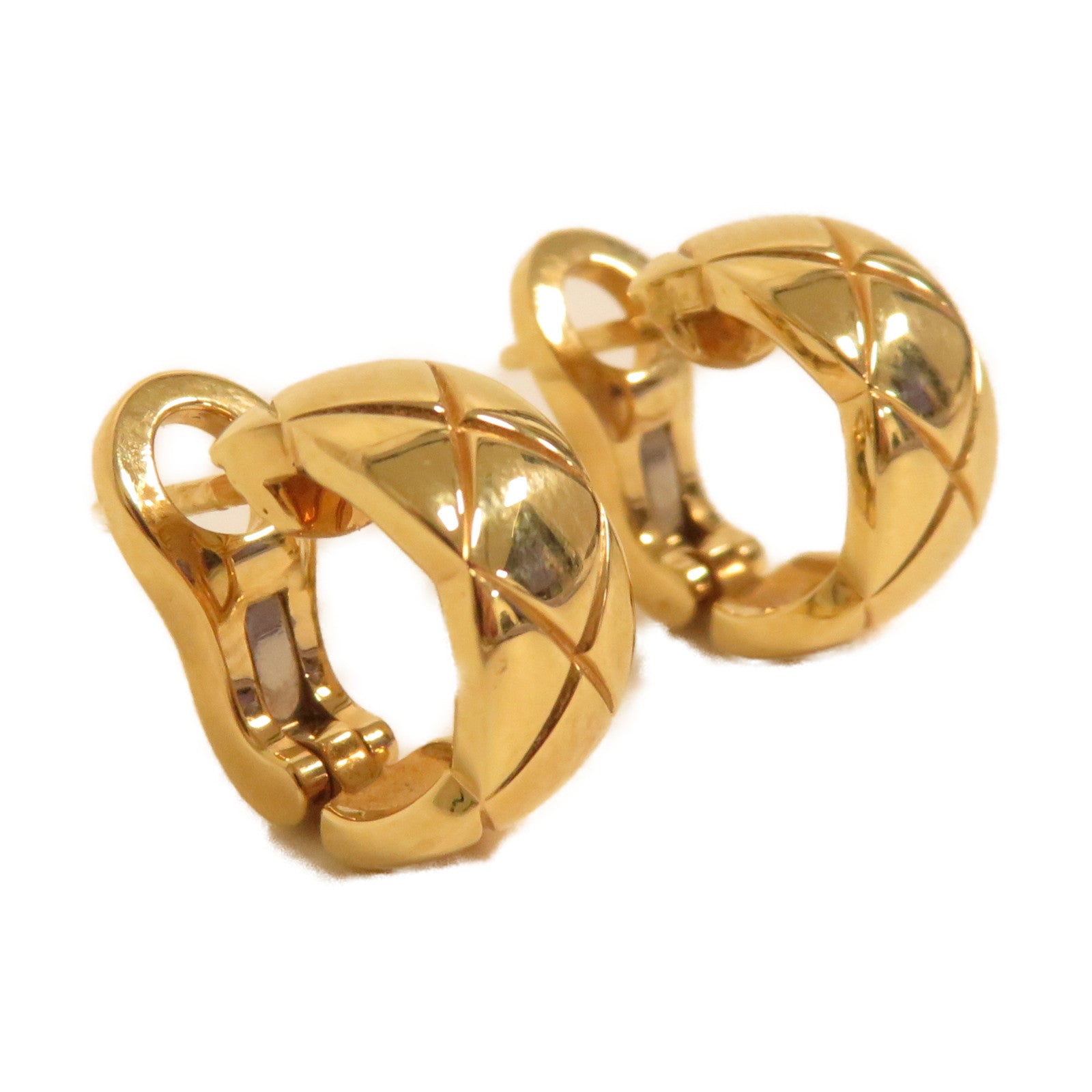 CHANEL 18K黃金Cursh Earring耳環