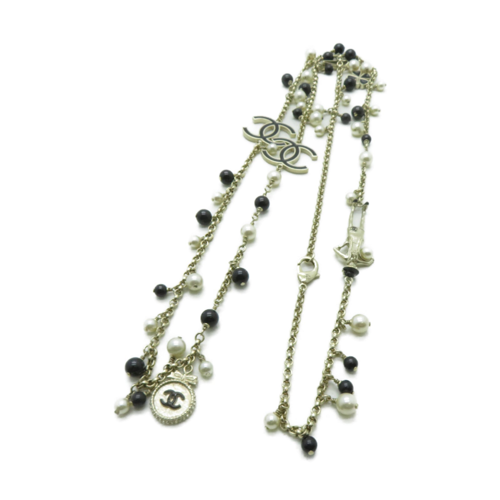 CHANEL 金属Necklaces项链金色/黑色