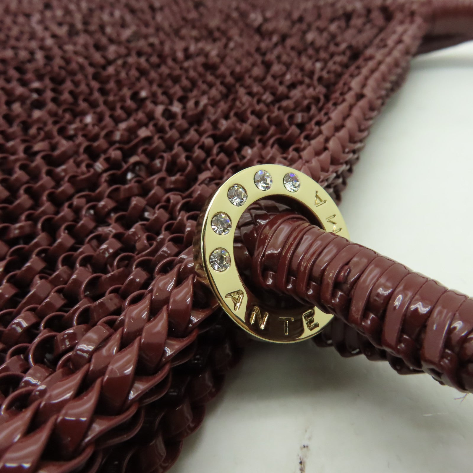 ANTEPRIMA PVC Tote Bag金扣手挽袋紅色