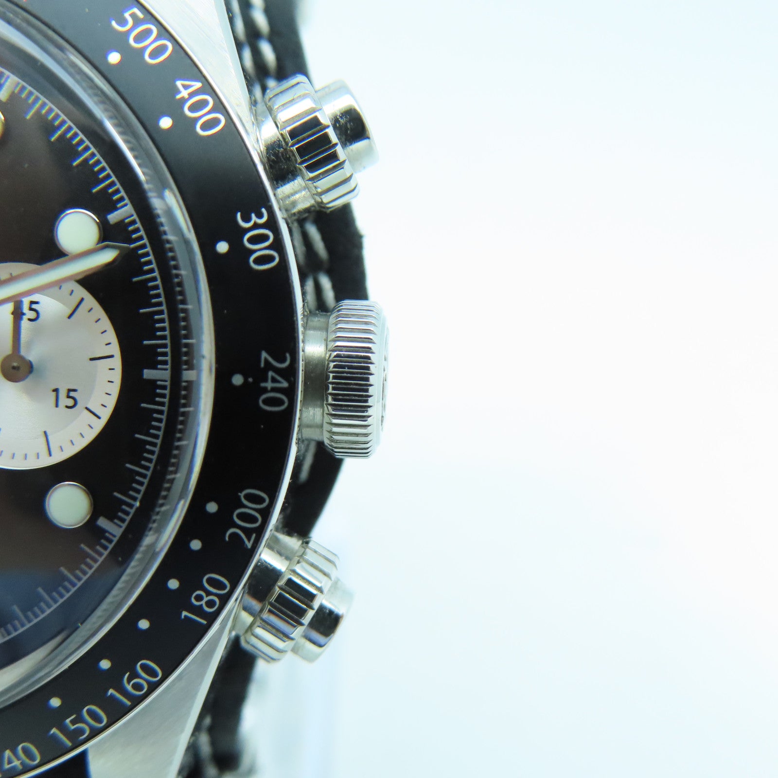 TUDOR Black Bay Chrono不鏽鋼手錶自動機芯黑色