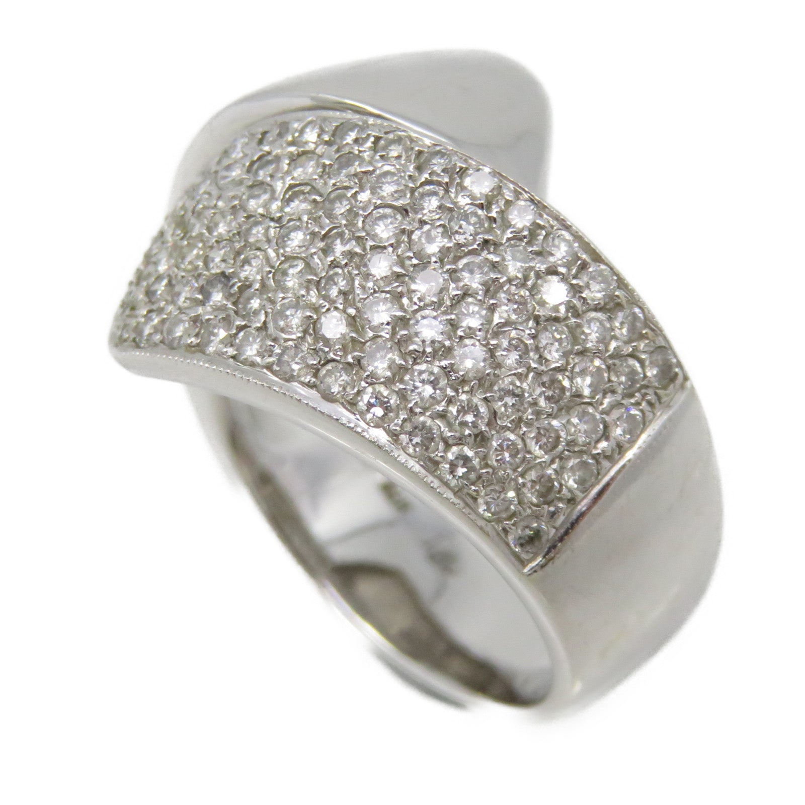 JEWELRY 18K白金/钻石Diamond Ring戒指US#6