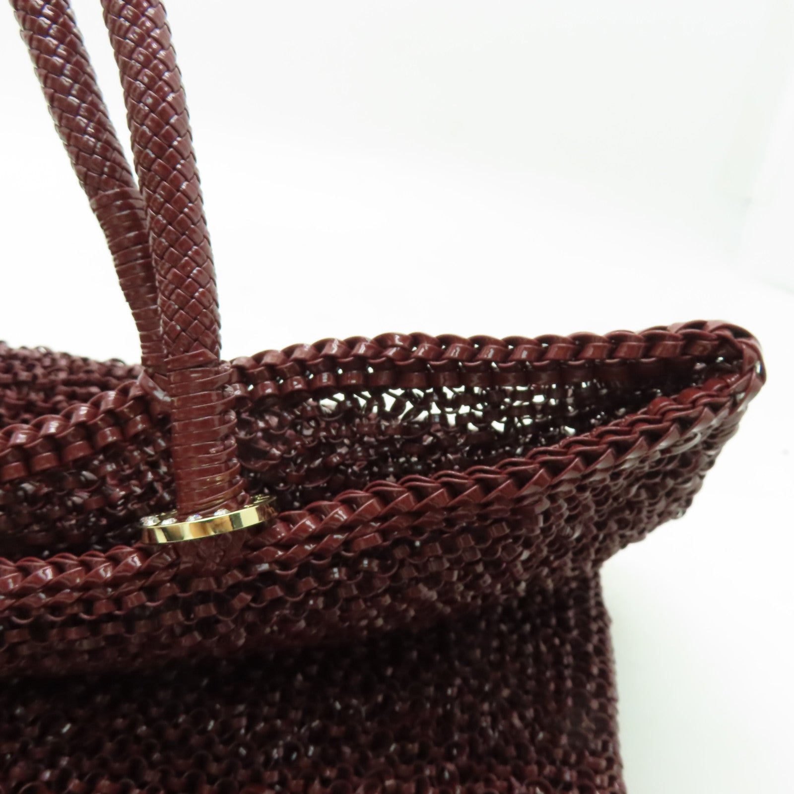 ANTEPRIMA PVC Tote Bag金扣手挽袋紅色