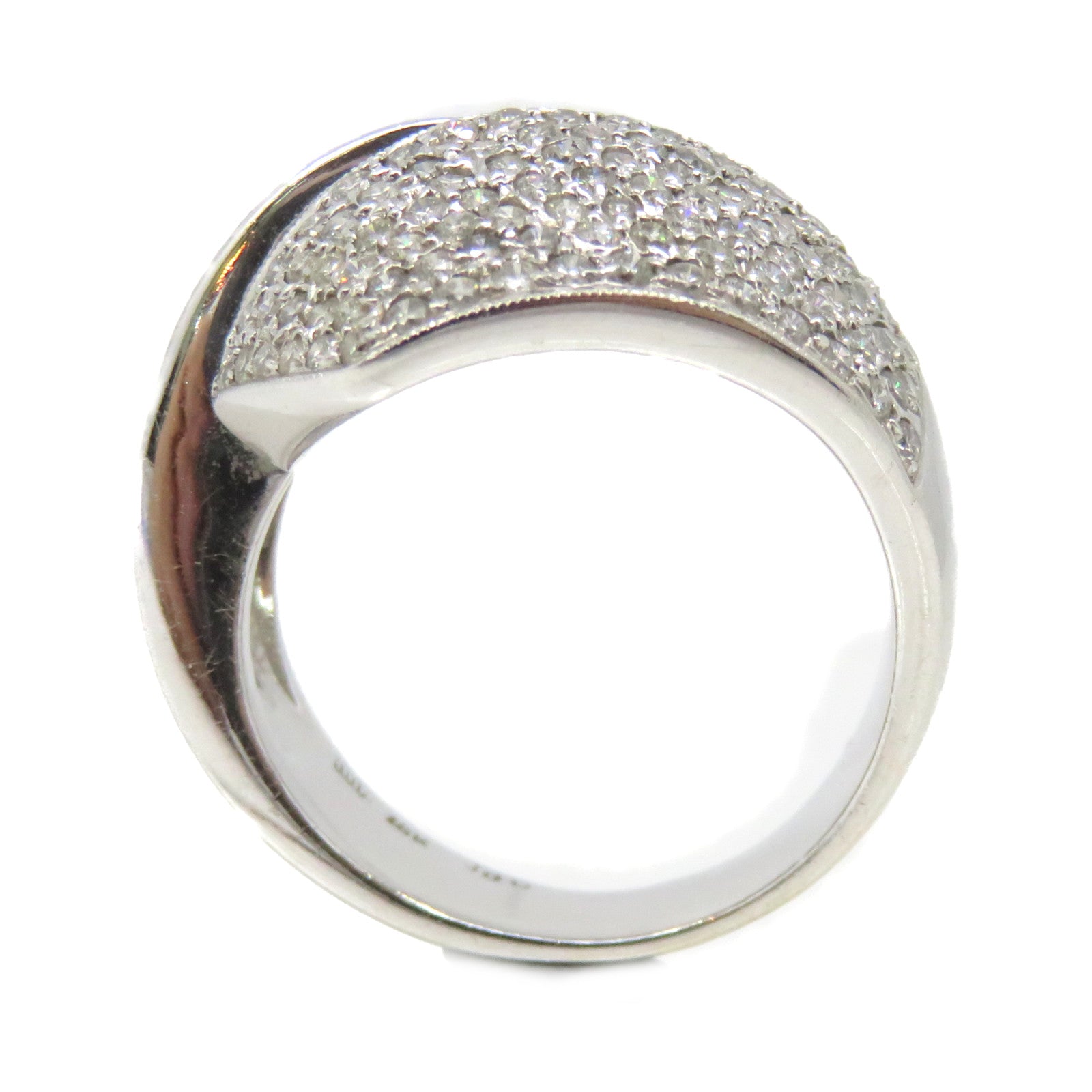 JEWELRY 18K白金/钻石Diamond Ring戒指US#6