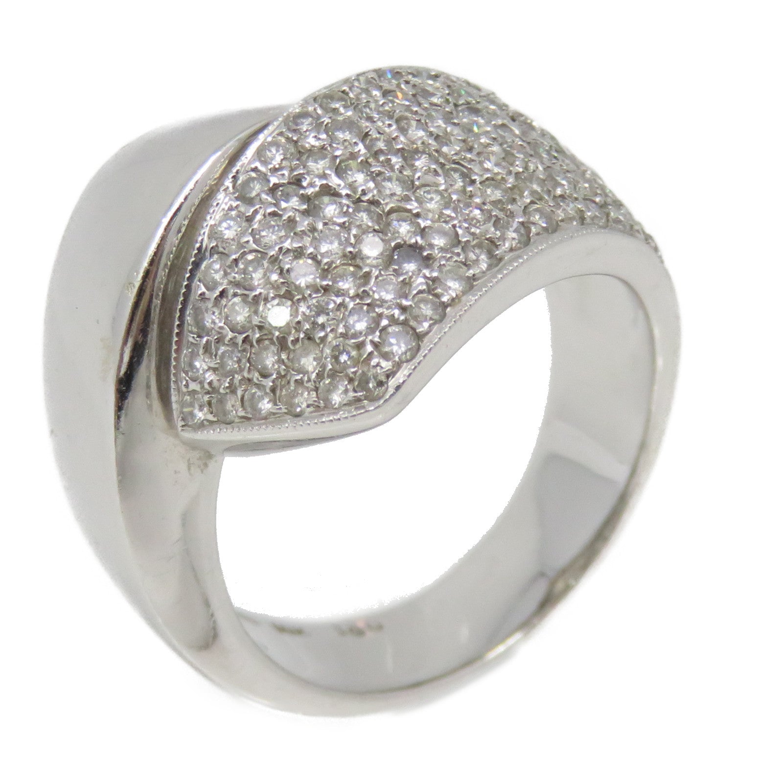 JEWELRY 18K白金/钻石Diamond Ring戒指US#6