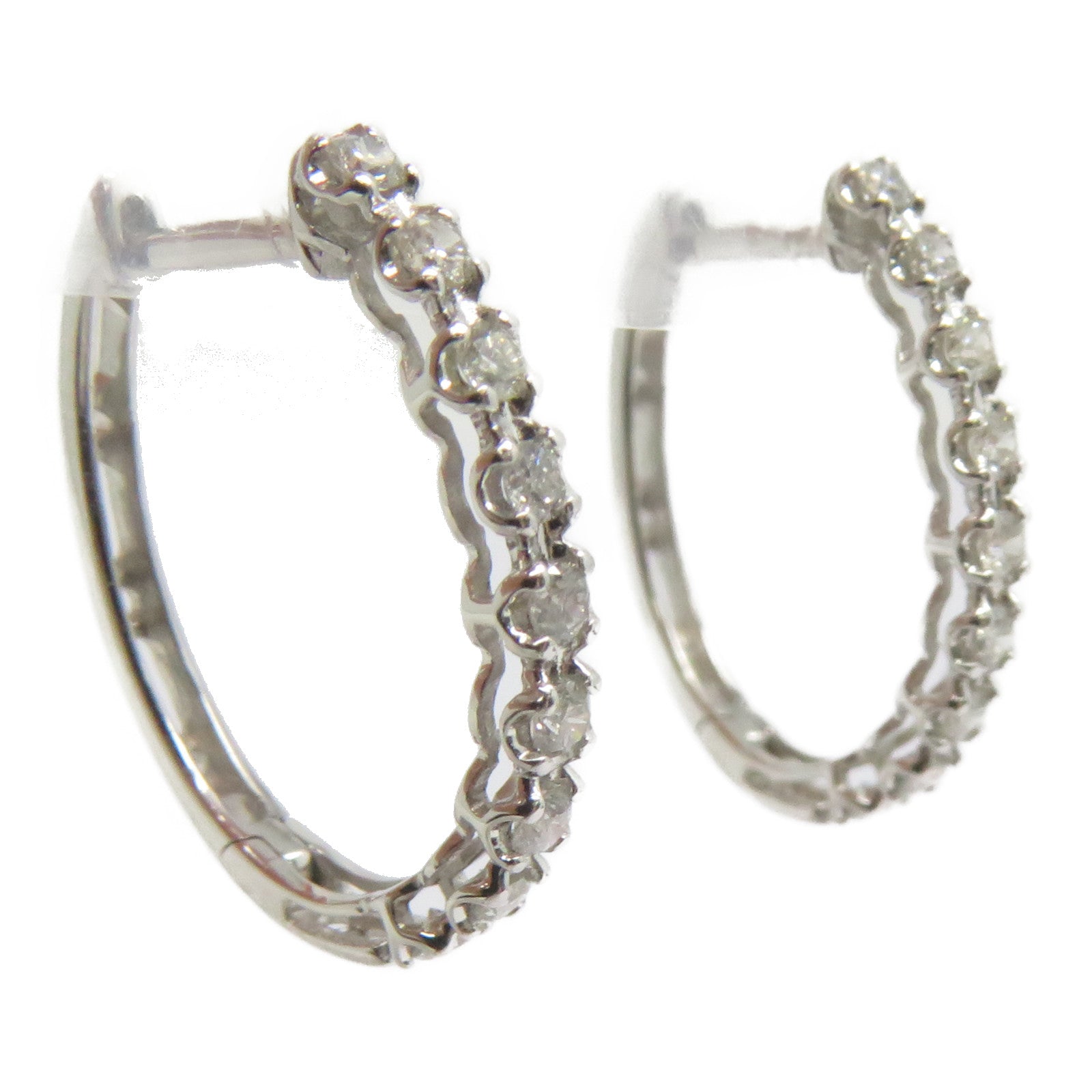 JEWELRY 18K白金Diamond Earrings 0.36ct鑽石耳環