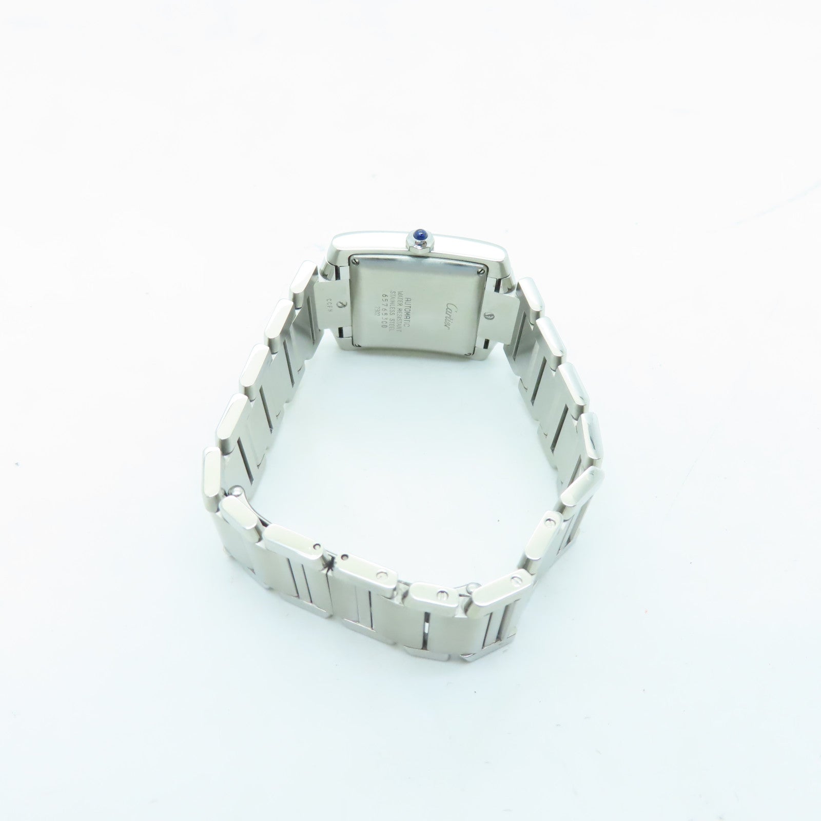CARTIER Tank Francaise不鏽鋼手錶自動機芯白色