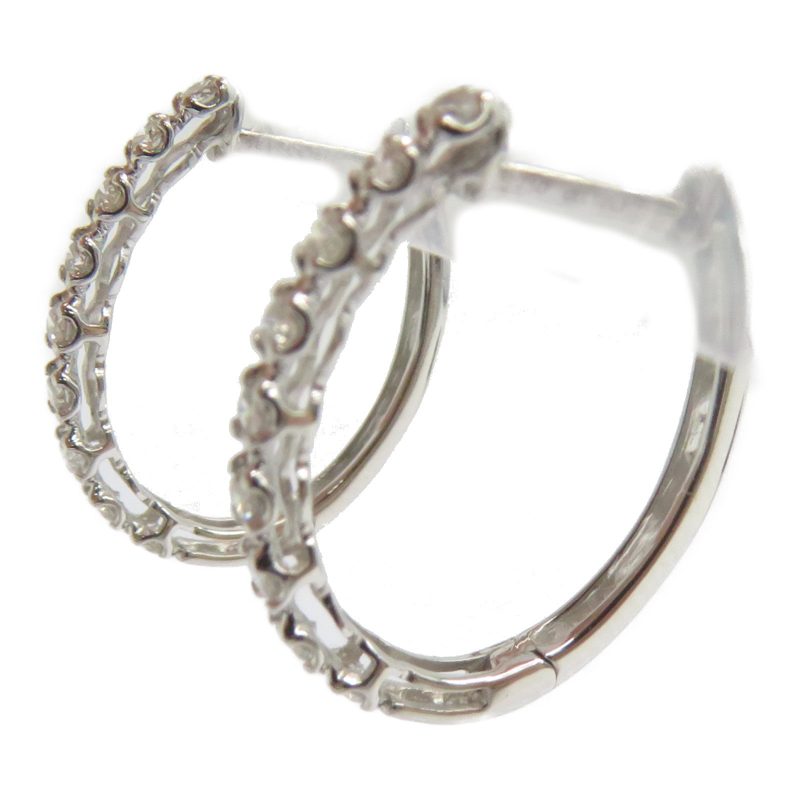 JEWELRY 18K白金Diamond Earrings 0.36ct鑽石耳環