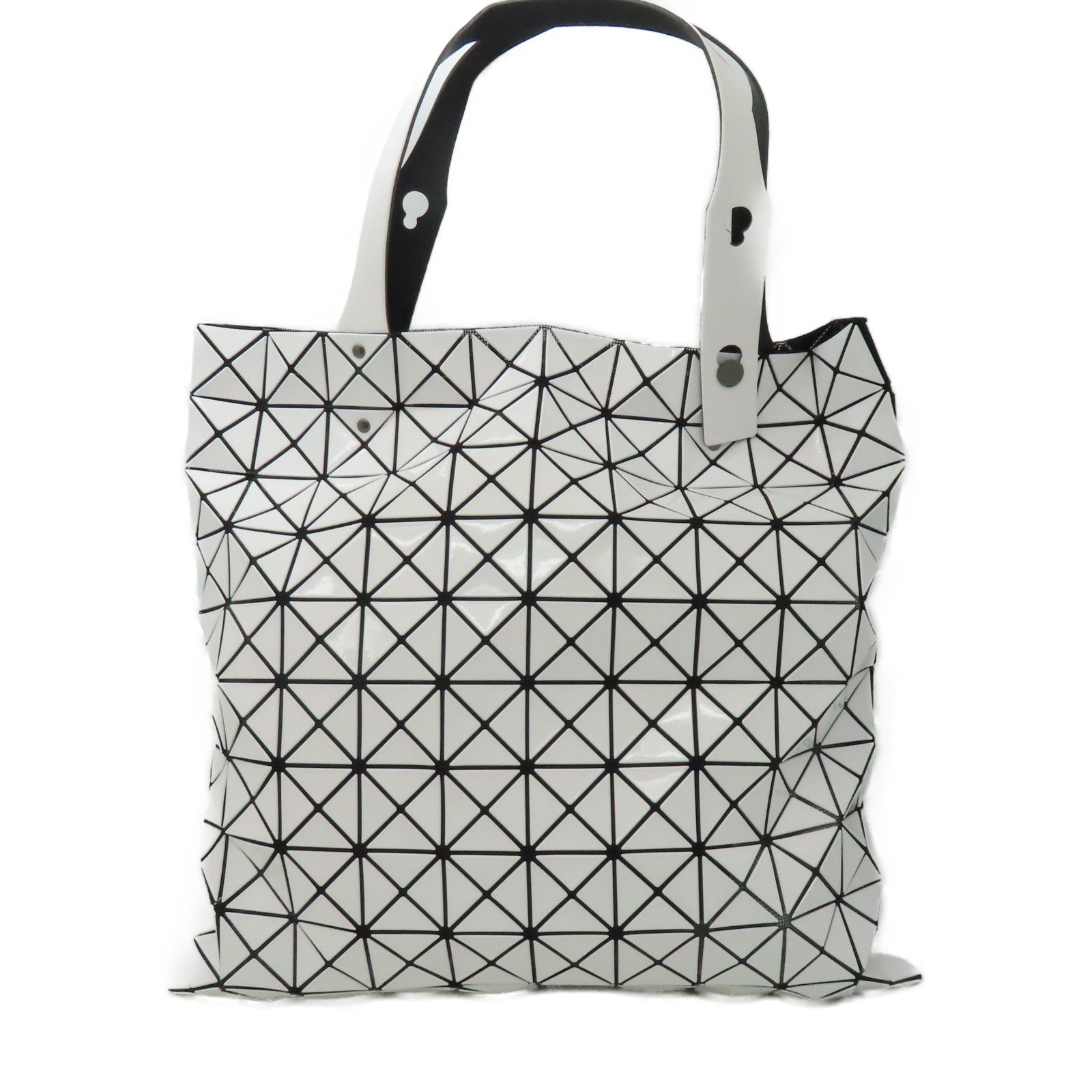 ISSEY MIYAKE PVC Tote Bag銀扣手挽袋白色