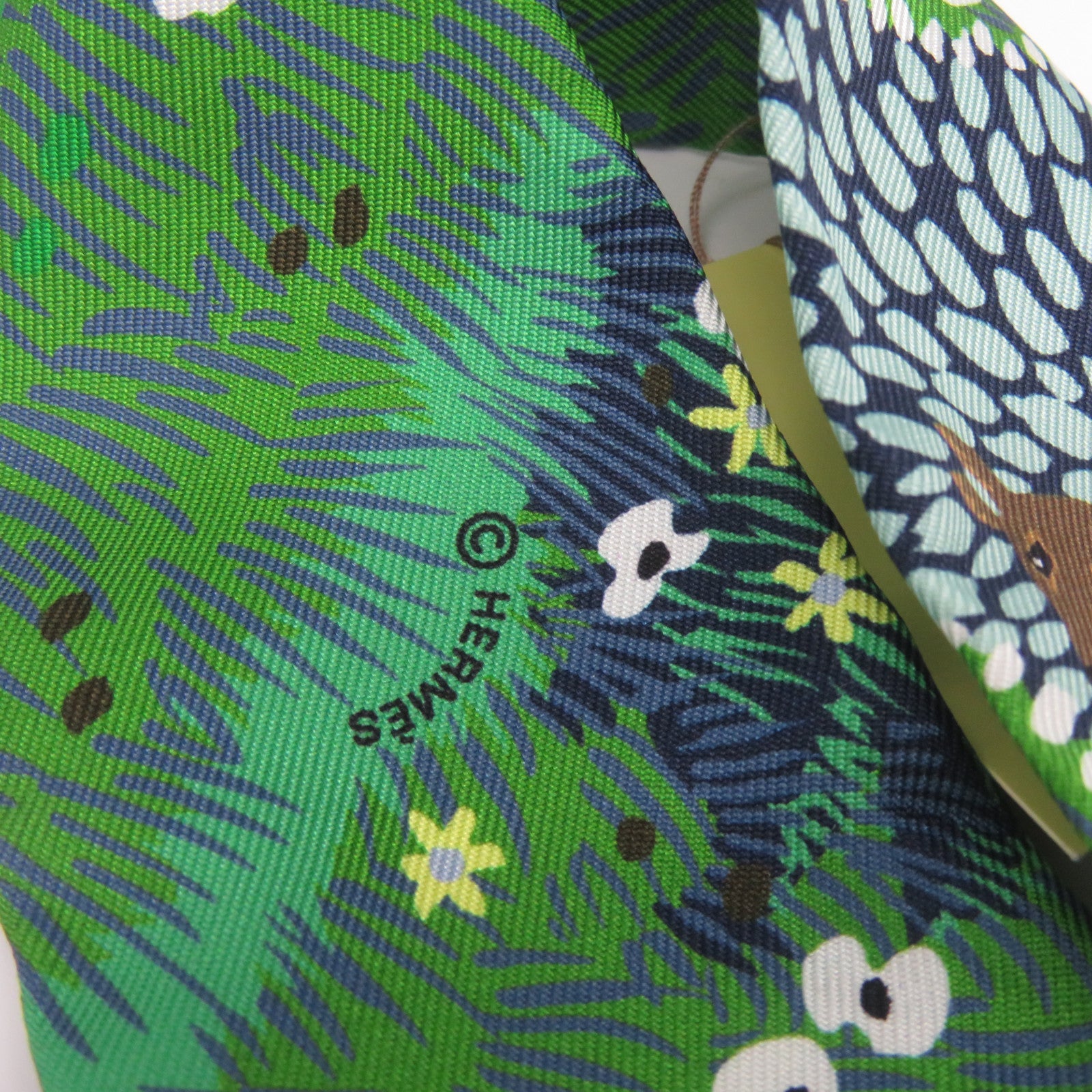 HERMES 絲質Twilly絲巾