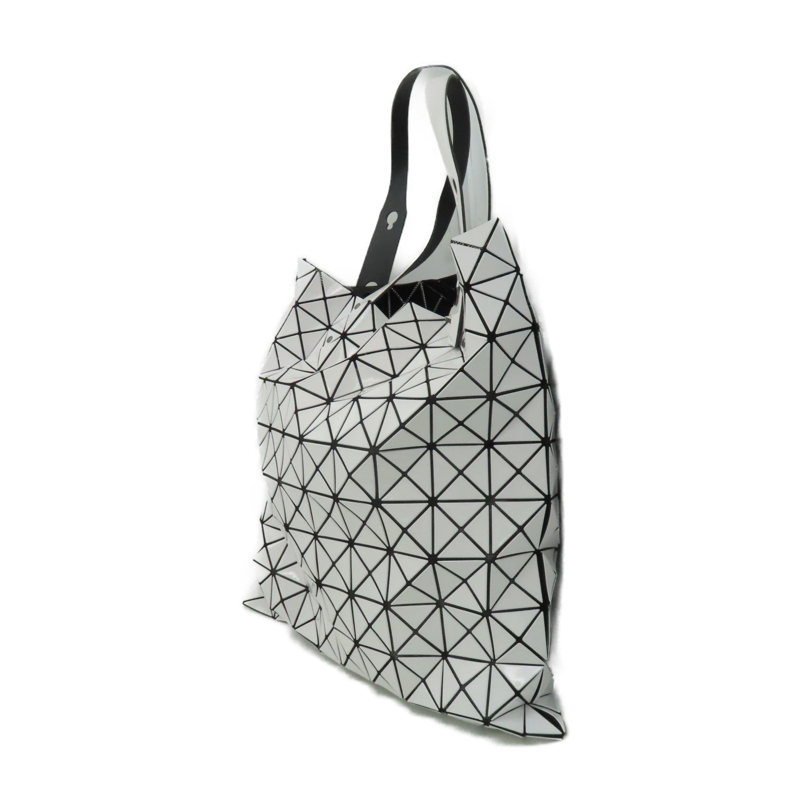 ISSEY MIYAKE PVC Tote Bag銀扣手挽袋白色