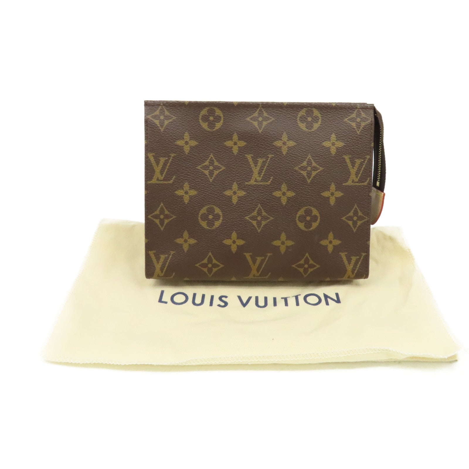 LOUIS VUITTON Monogram Poche Toilette 19 Clutch Bag手拿包啡色