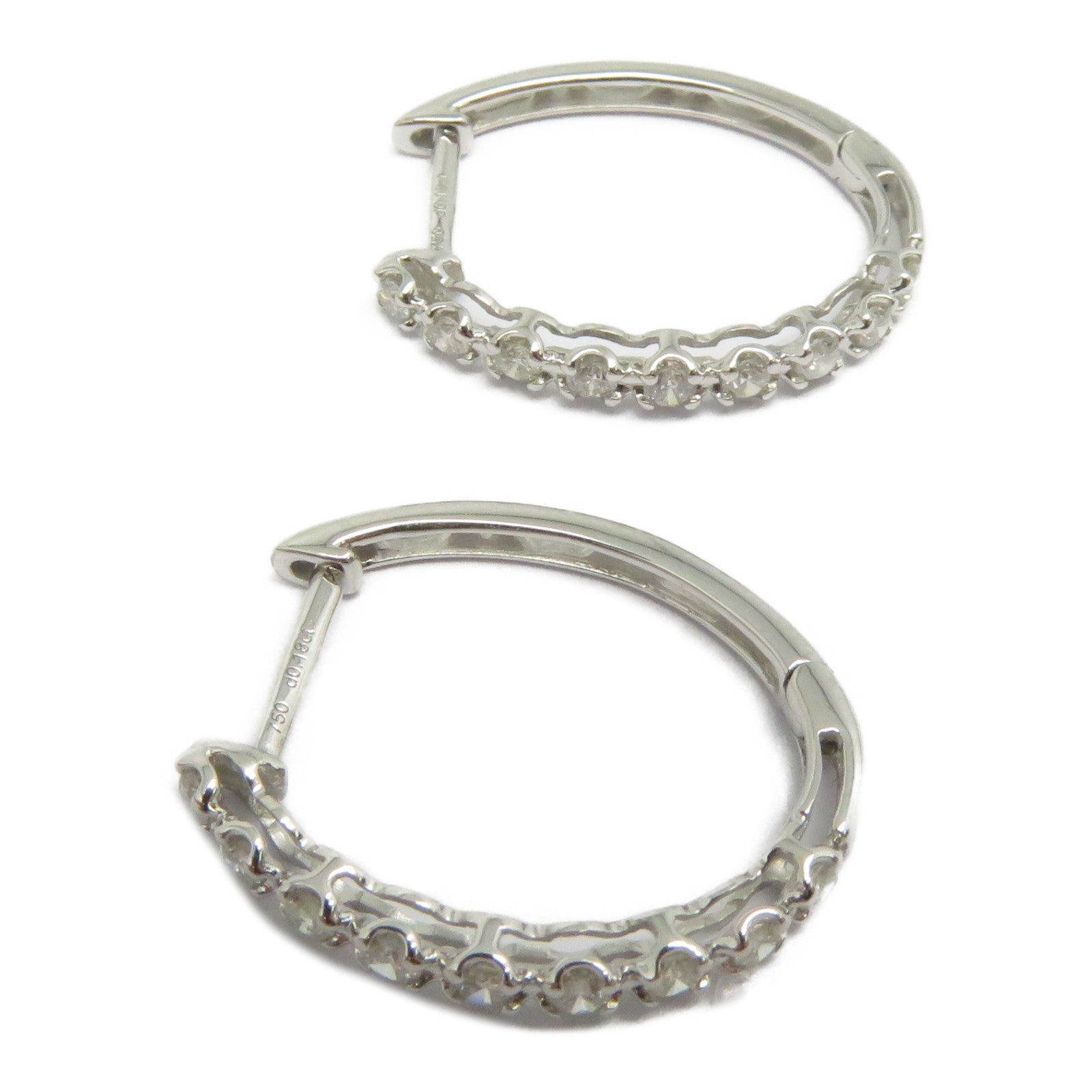 JEWELRY 18K白金Diamond Earrings 0.36ct鑽石耳環