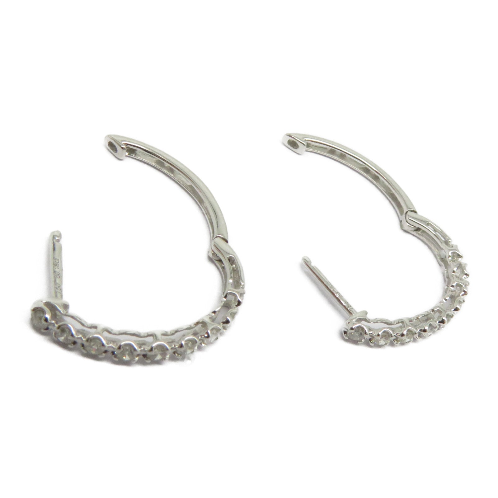 JEWELRY 18K白金Diamond Earrings 0.36ct鑽石耳環