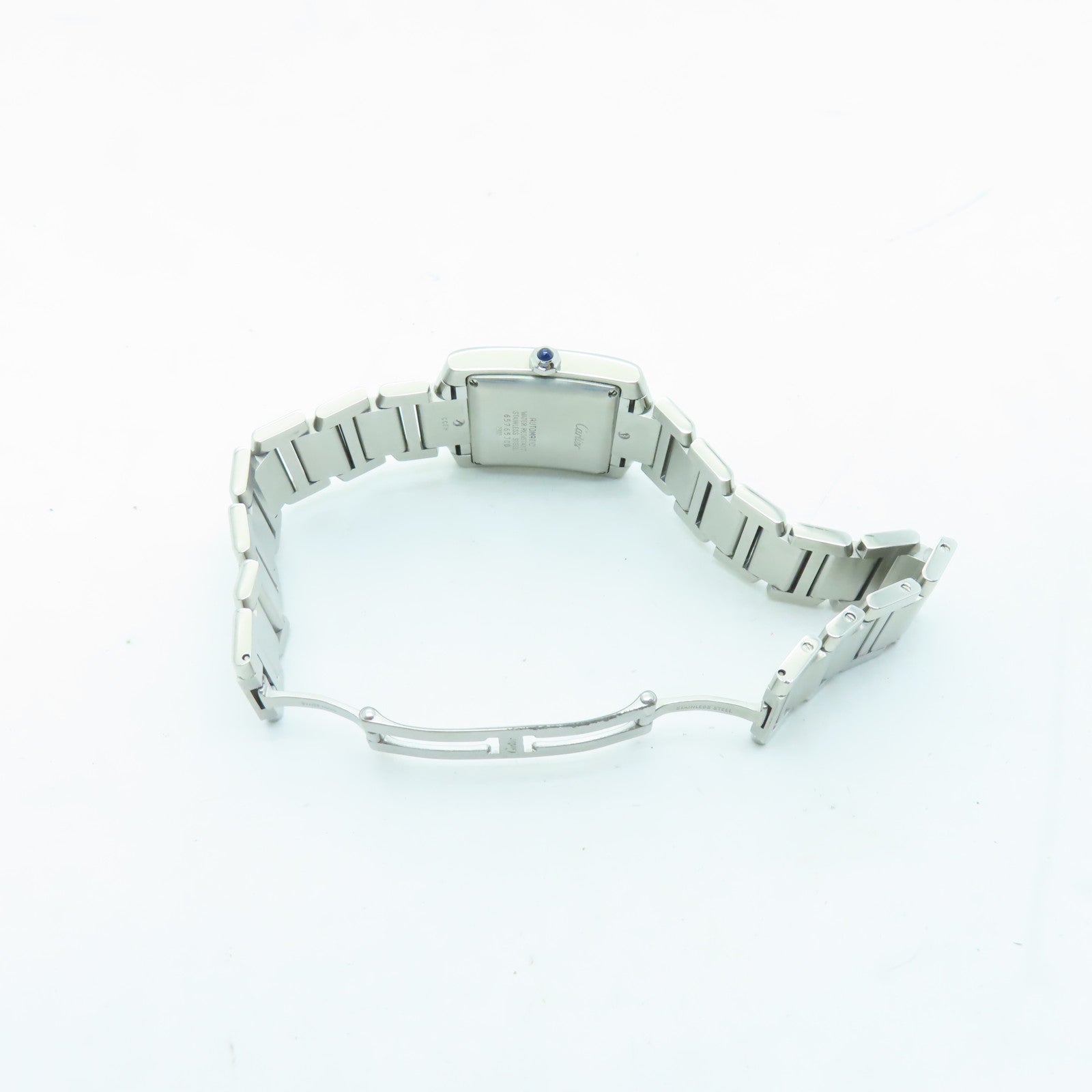 CARTIER Tank Francaise不鏽鋼手錶自動機芯白色