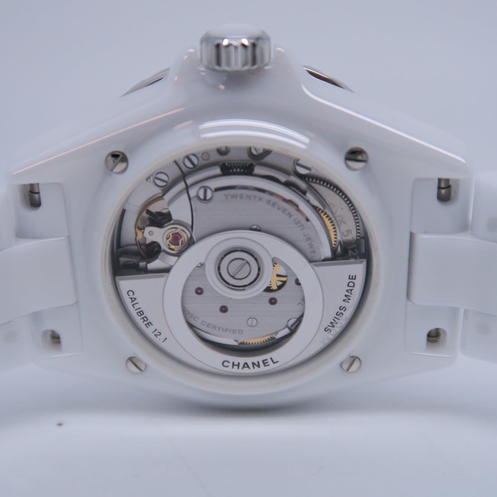 CHANEL J12 Watch陶瓷自動機芯手錶白色