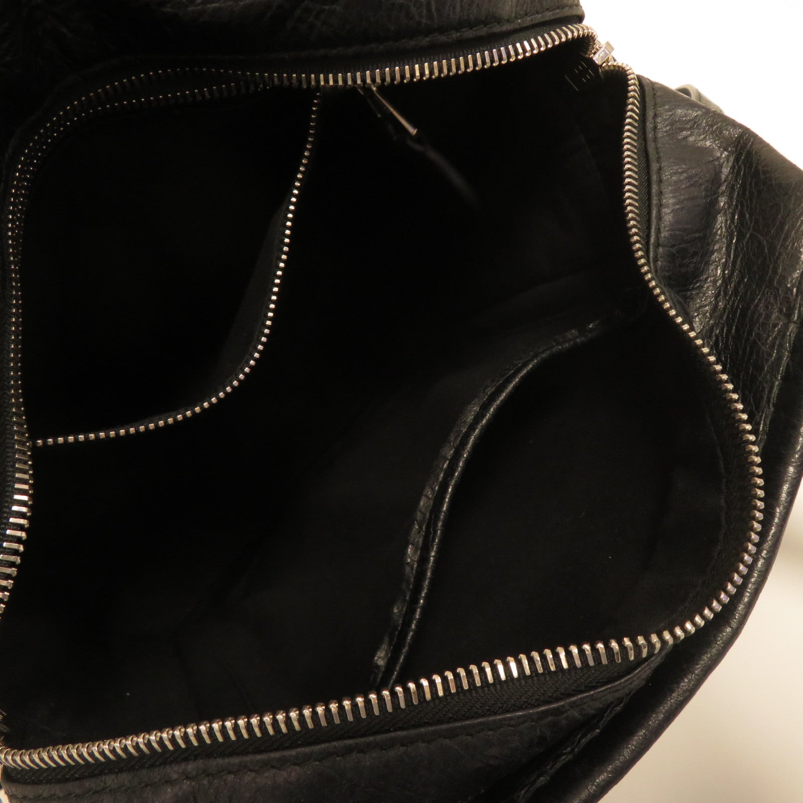 BALENCIAGA 牛皮皮革Shopper Bazar金扣手挽肩背兩用袋黑色
