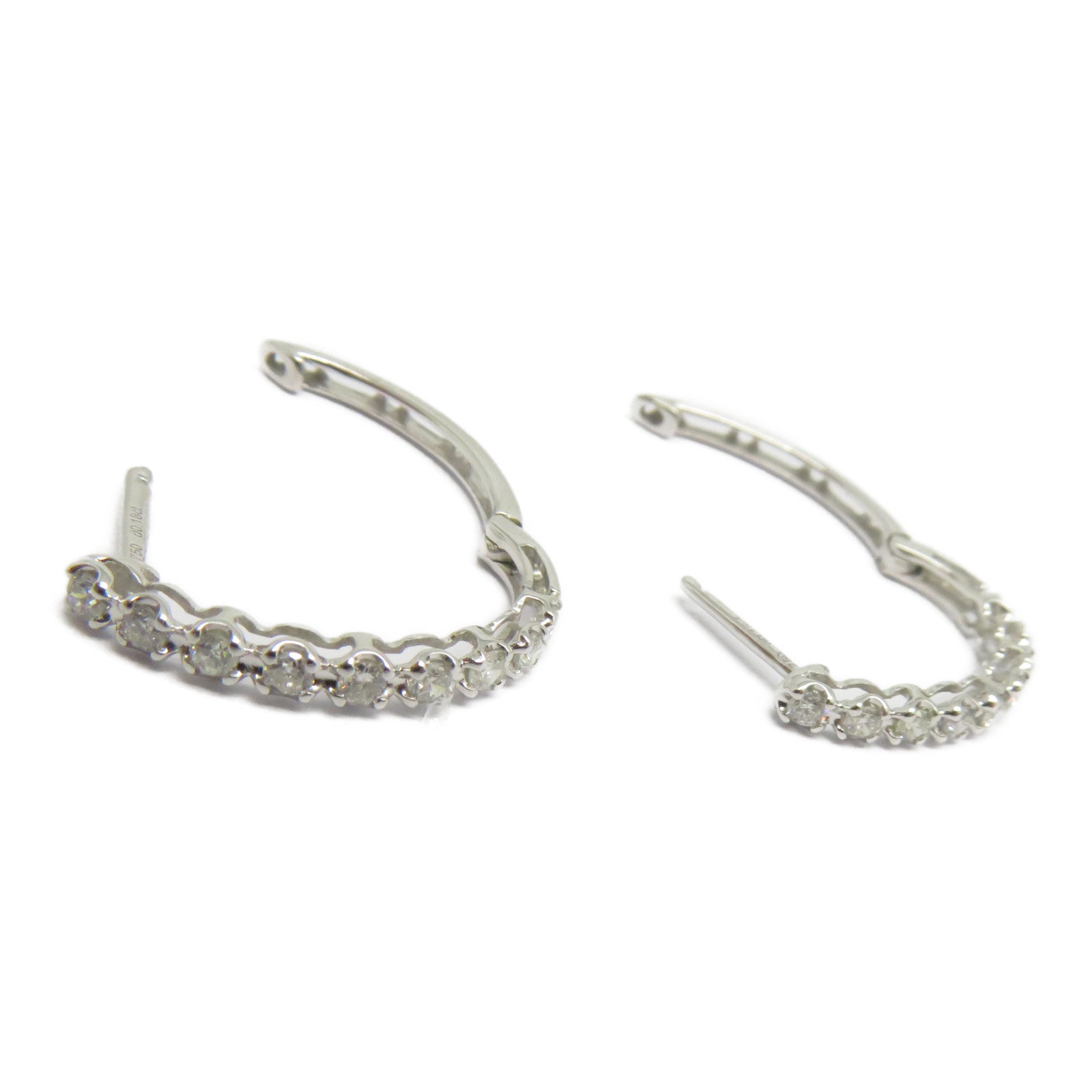 JEWELRY 18K白金Diamond Earrings 0.36ct鑽石耳環