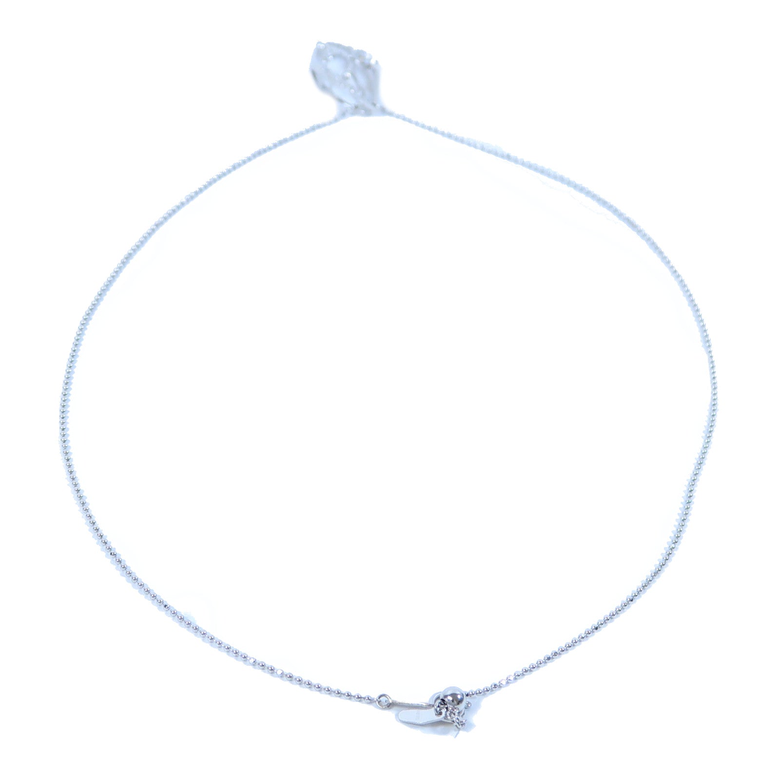 JEWELRY 18K白金Diamond Necklace 0.306ct/0.19ct鑽石項鍊