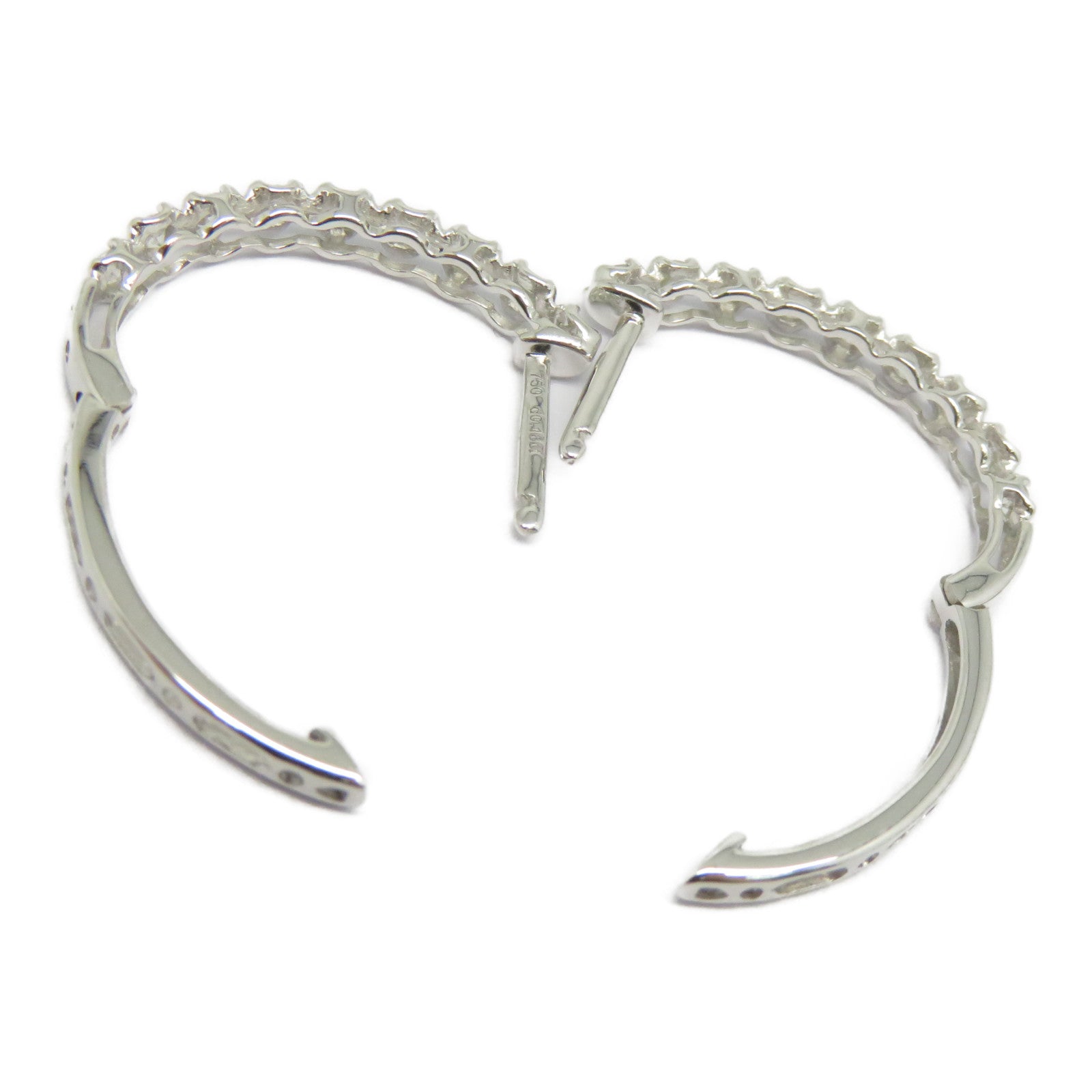 JEWELRY 18K白金Diamond Earrings 0.36ct鑽石耳環