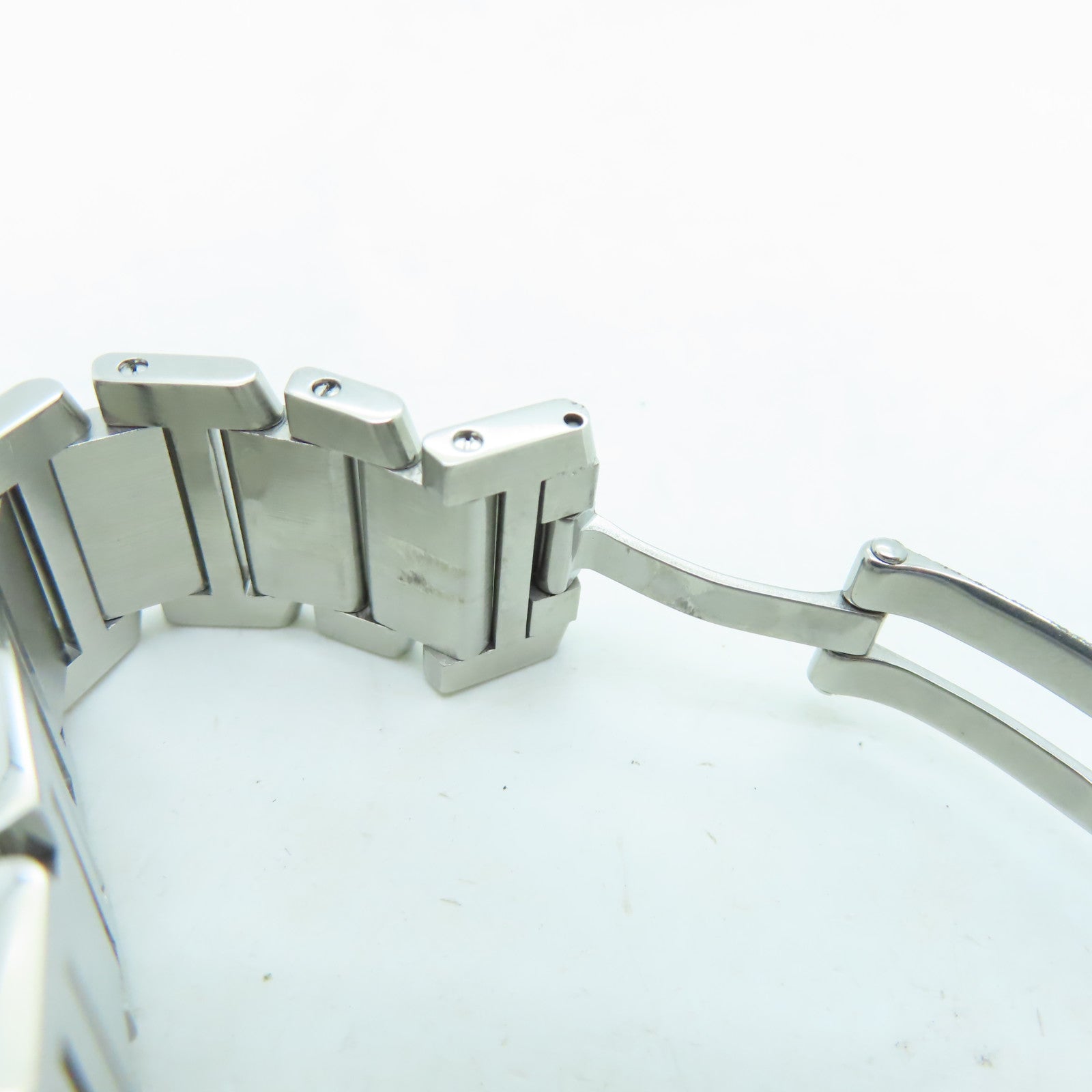 CARTIER Tank Francaise不鏽鋼手錶自動機芯白色