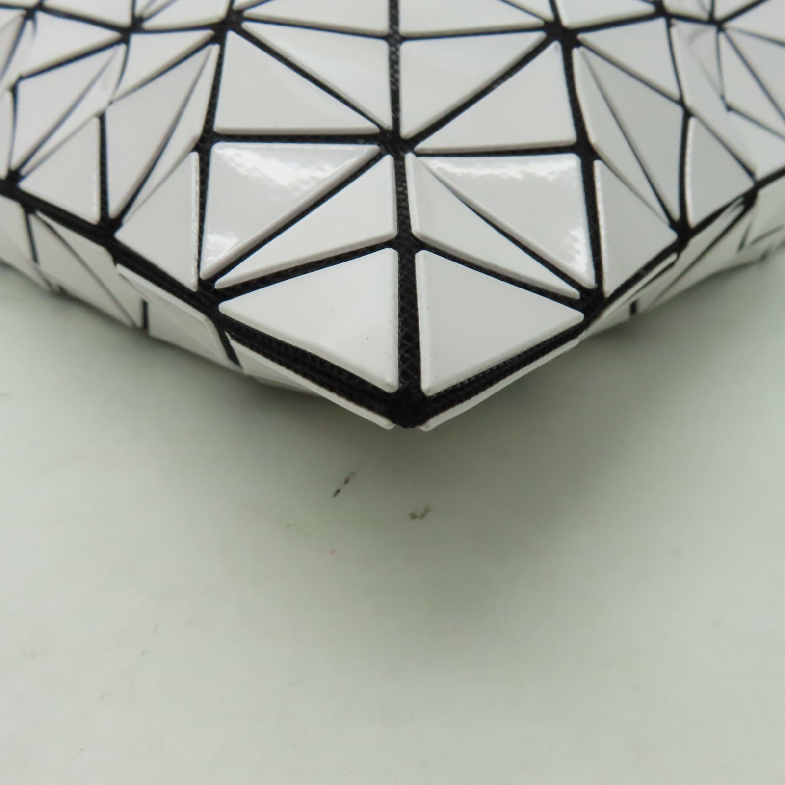 ISSEY MIYAKE PVC Tote Bag銀扣手挽袋白色