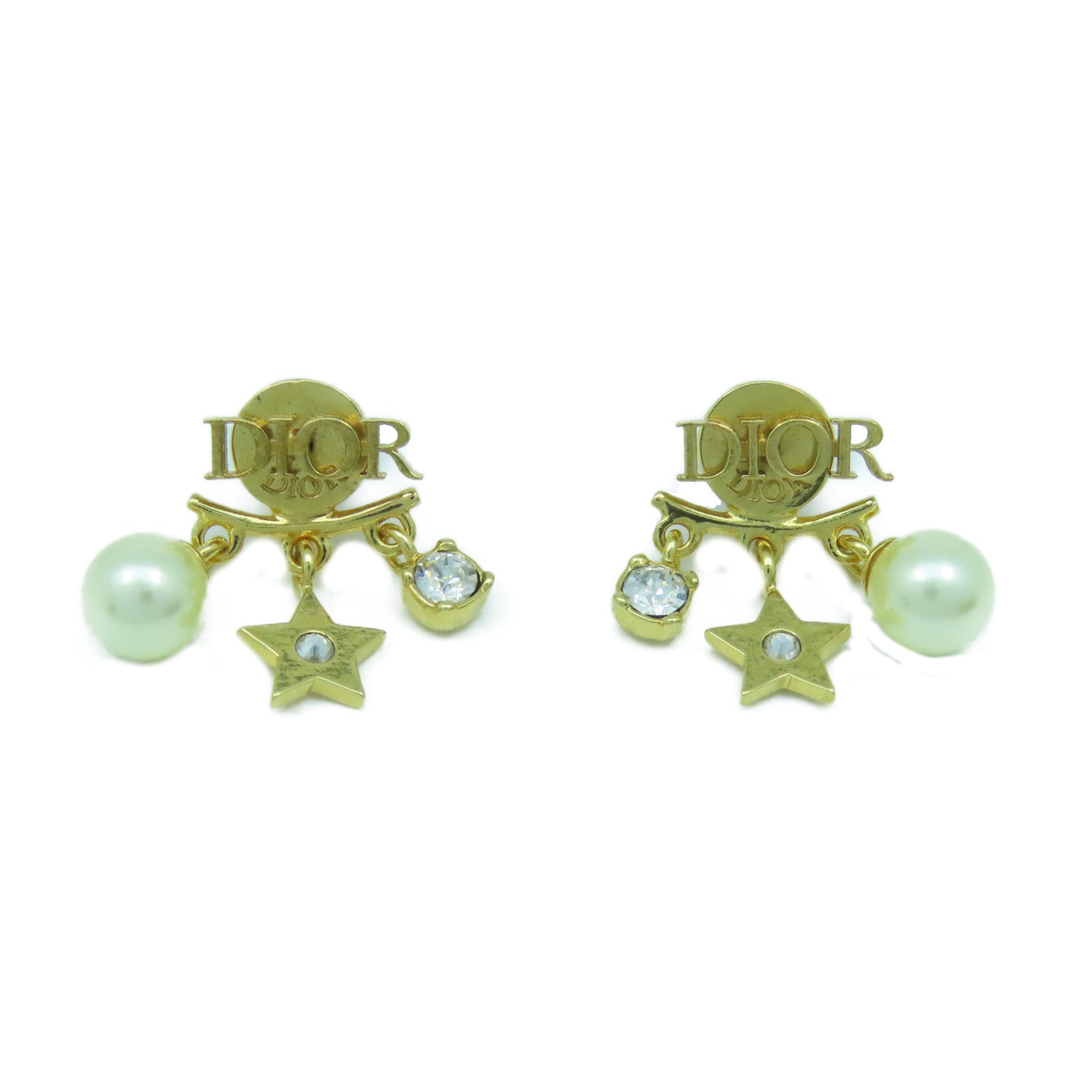 Dior 金屬Earrings耳環金色