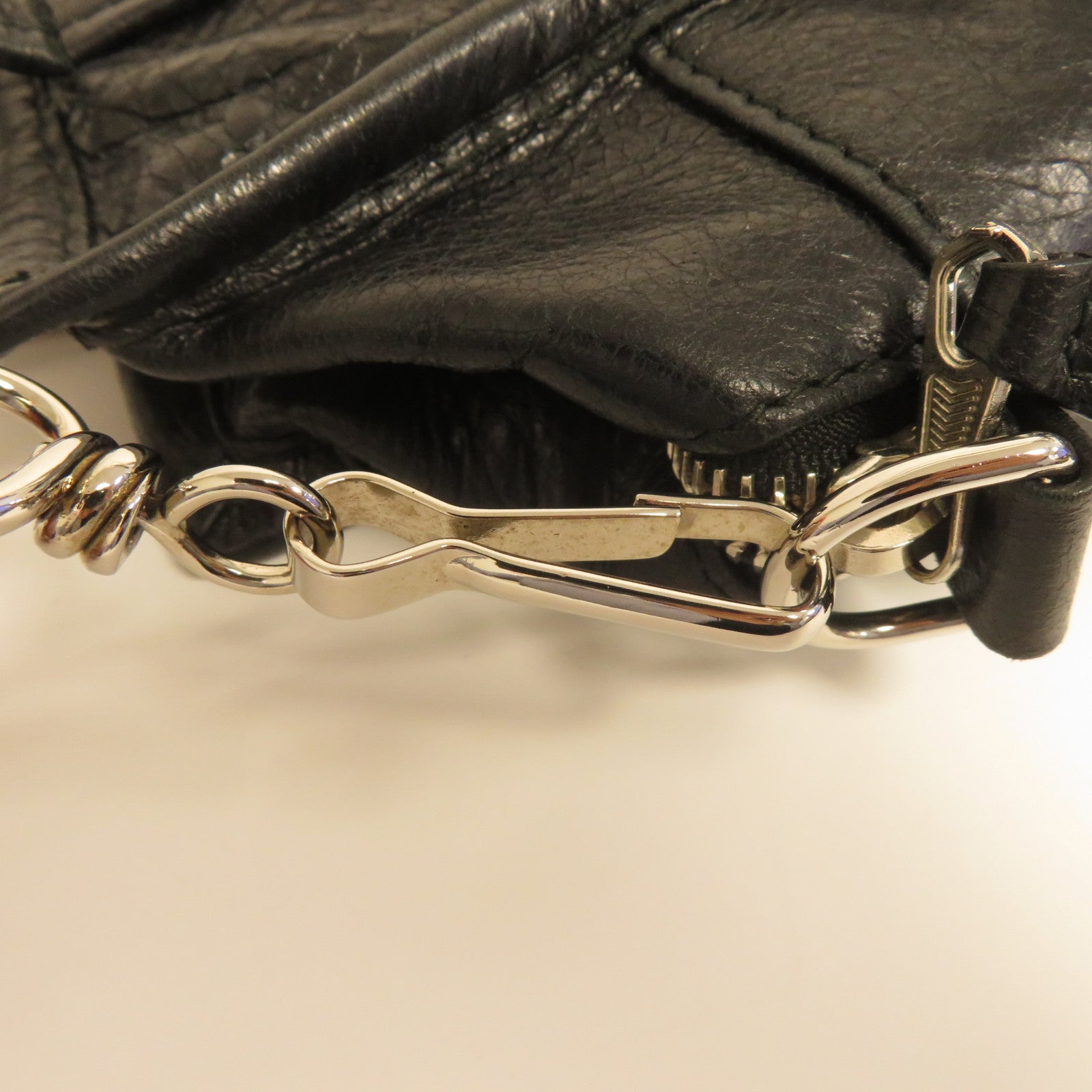 BALENCIAGA 牛皮皮革Shopper Bazar金扣手挽肩背兩用袋黑色
