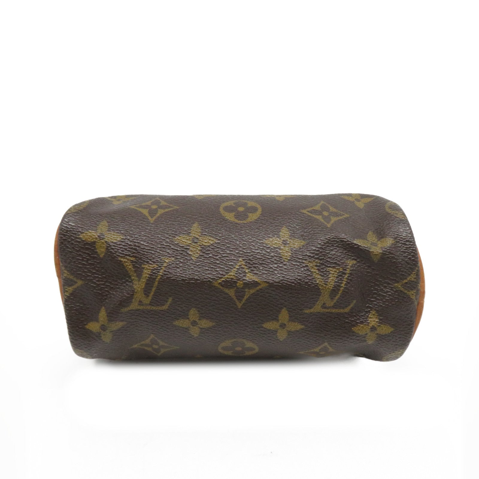 LOUIS VUITTON Monogram Speedy Mini金扣手挽袋啡色
