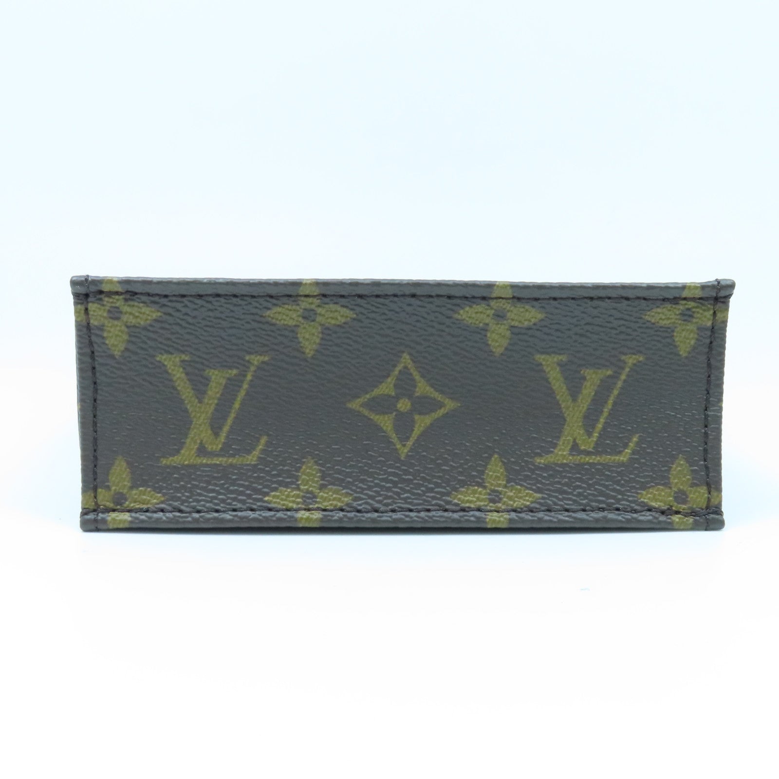 LOUIS VUITTON Monogram Petit Sac Plat 2way Shoulder Bag金扣手挽肩背两用袋啡色