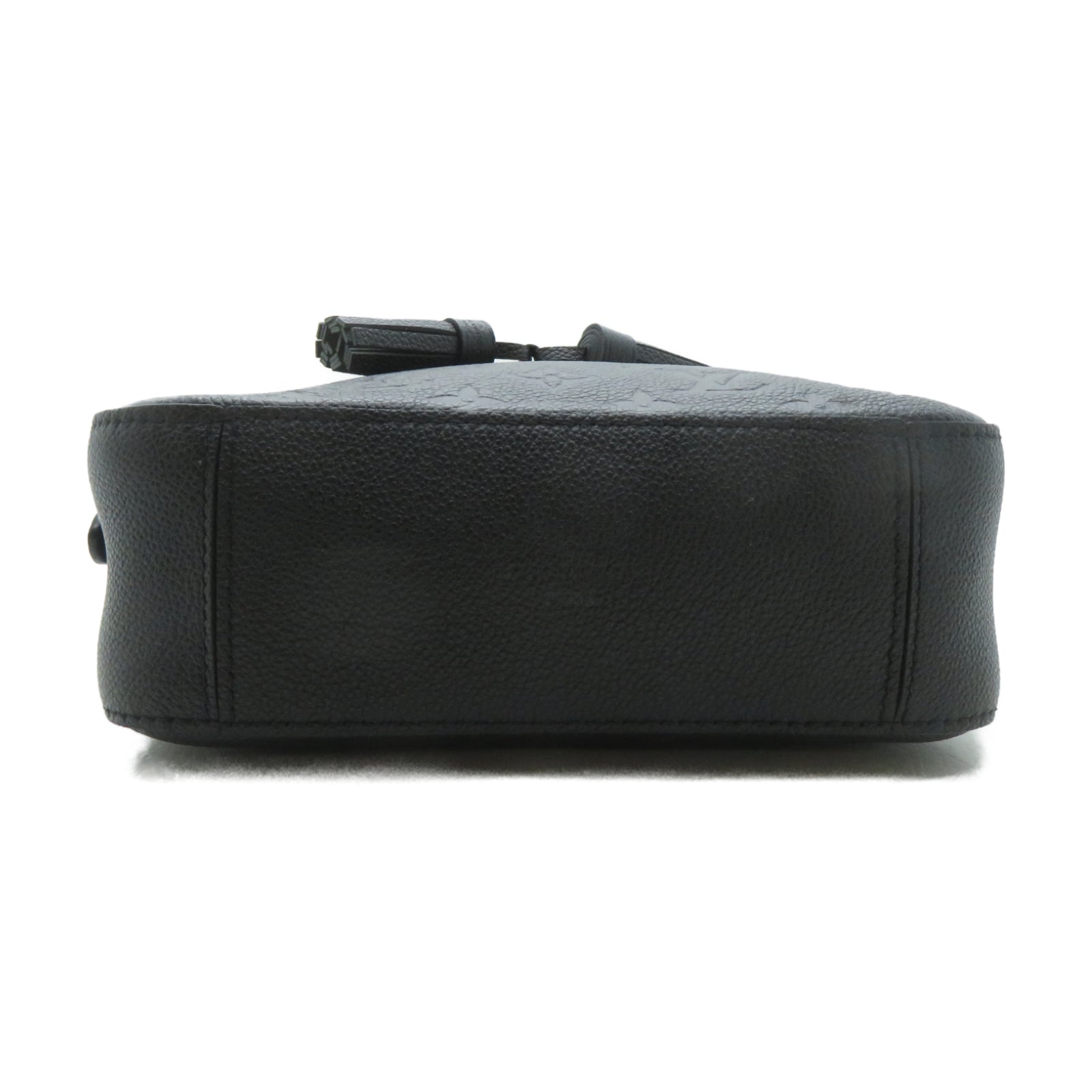 LOUIS VUITTON Monogram Empreinte Saiutonge金扣肩背袋黑色