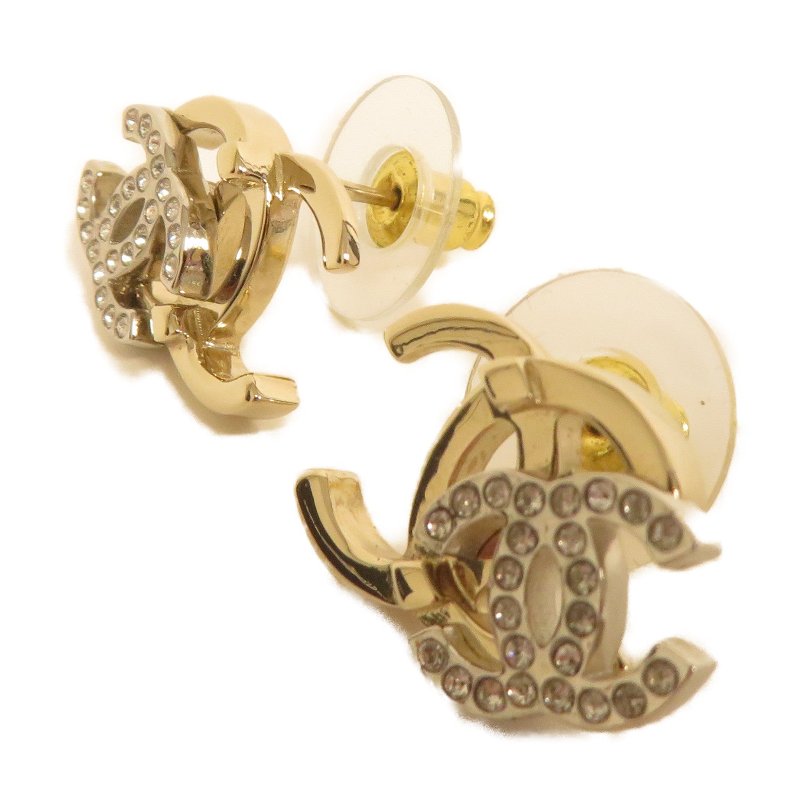 CHANEL 金屬Earrings耳環金色