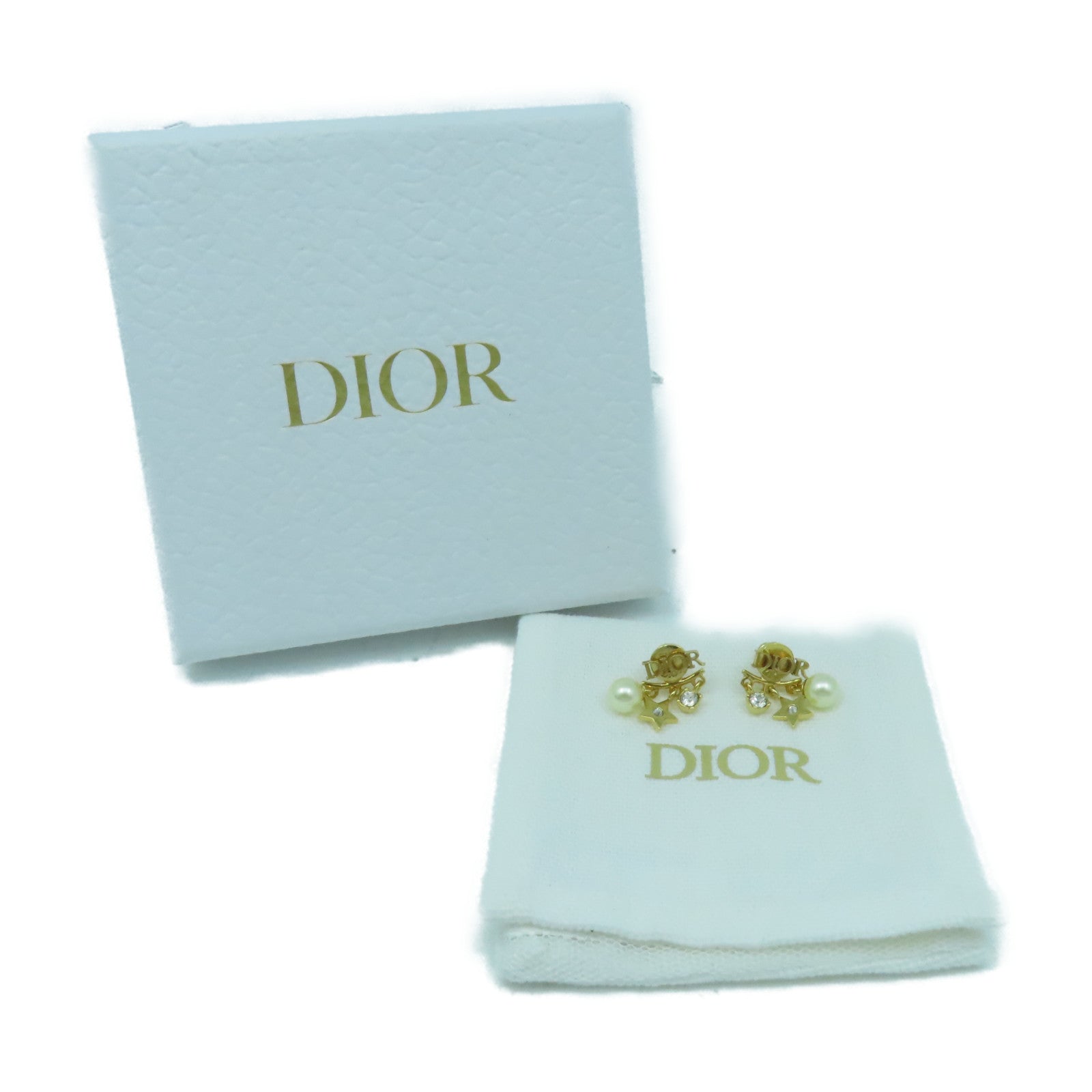 Dior 金屬Earrings耳環金色