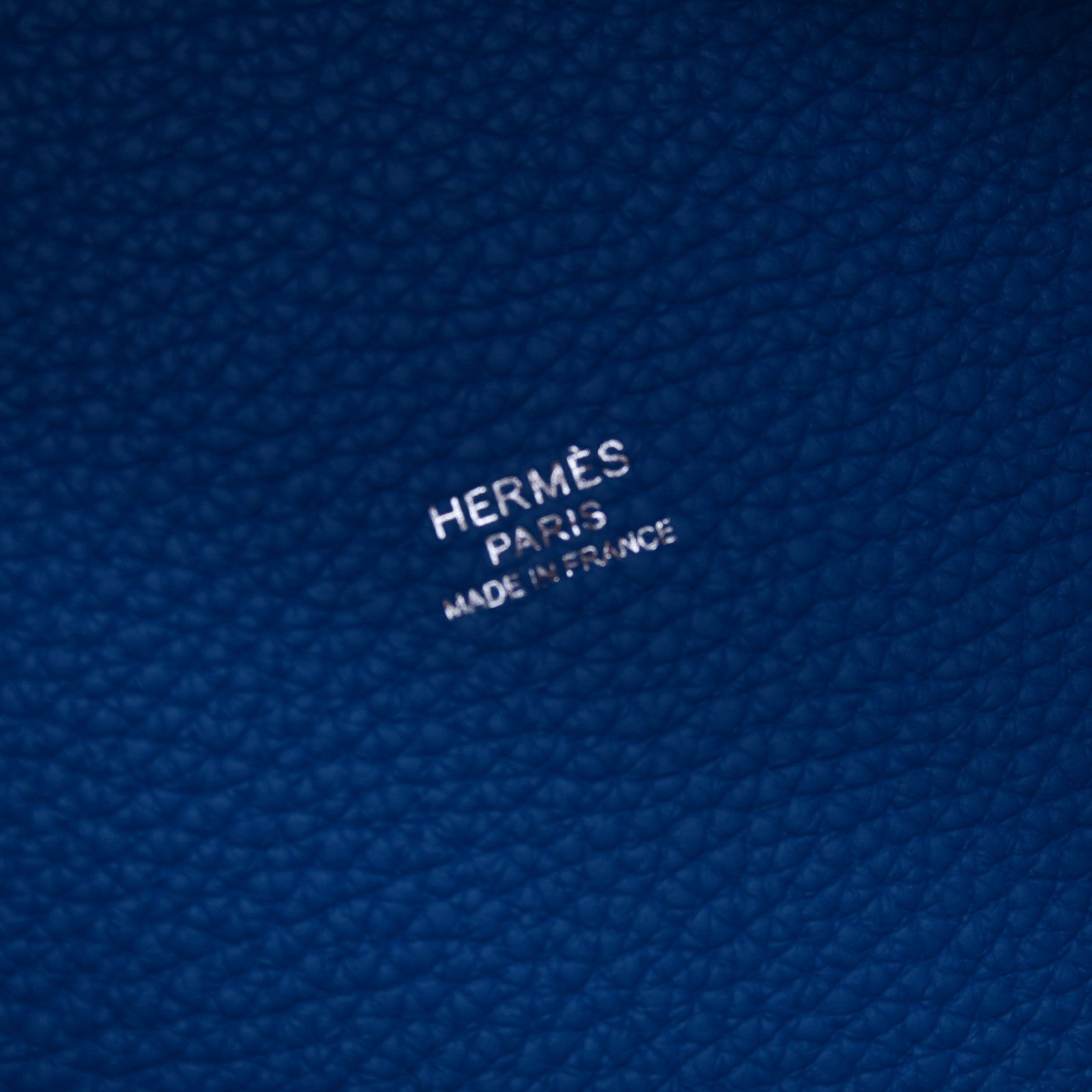 HERMES 【激減優惠】Clemence皮革Picotin MM銀扣手挽袋心紅色/極致粉色/坦桑尼亞藍色