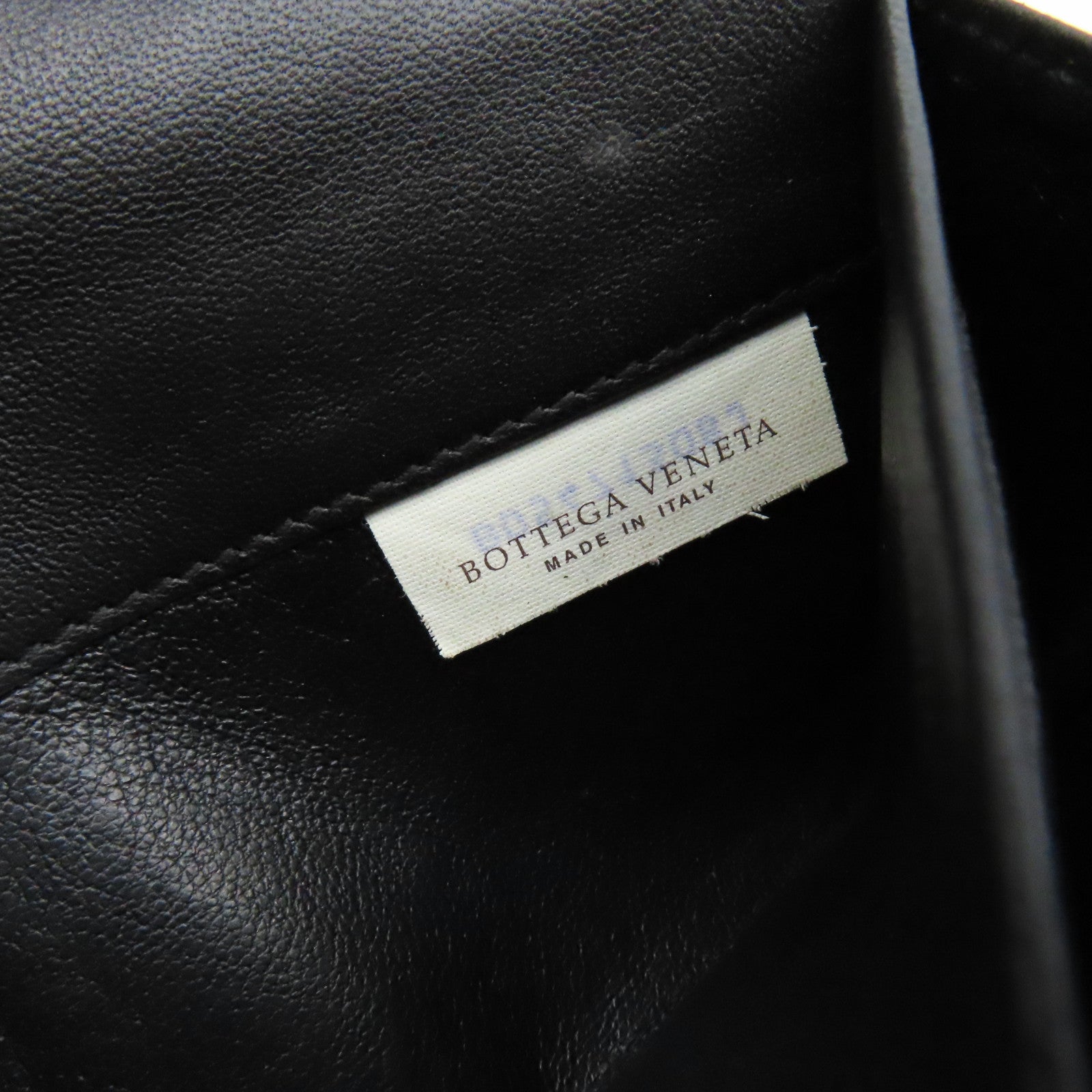 BOTTEGA VENETA 【激減優惠】織紋皮革Long Wallet長錢包黑色