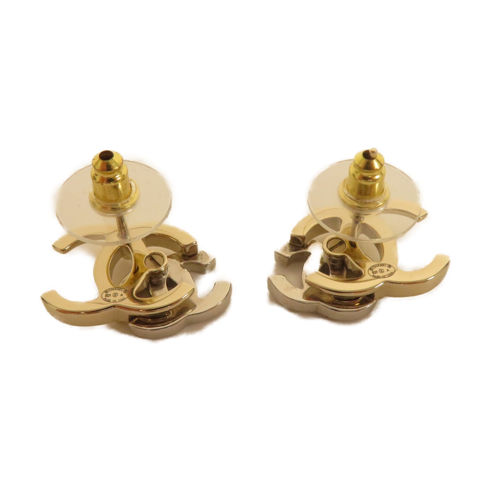CHANEL 金屬Earrings耳環金色