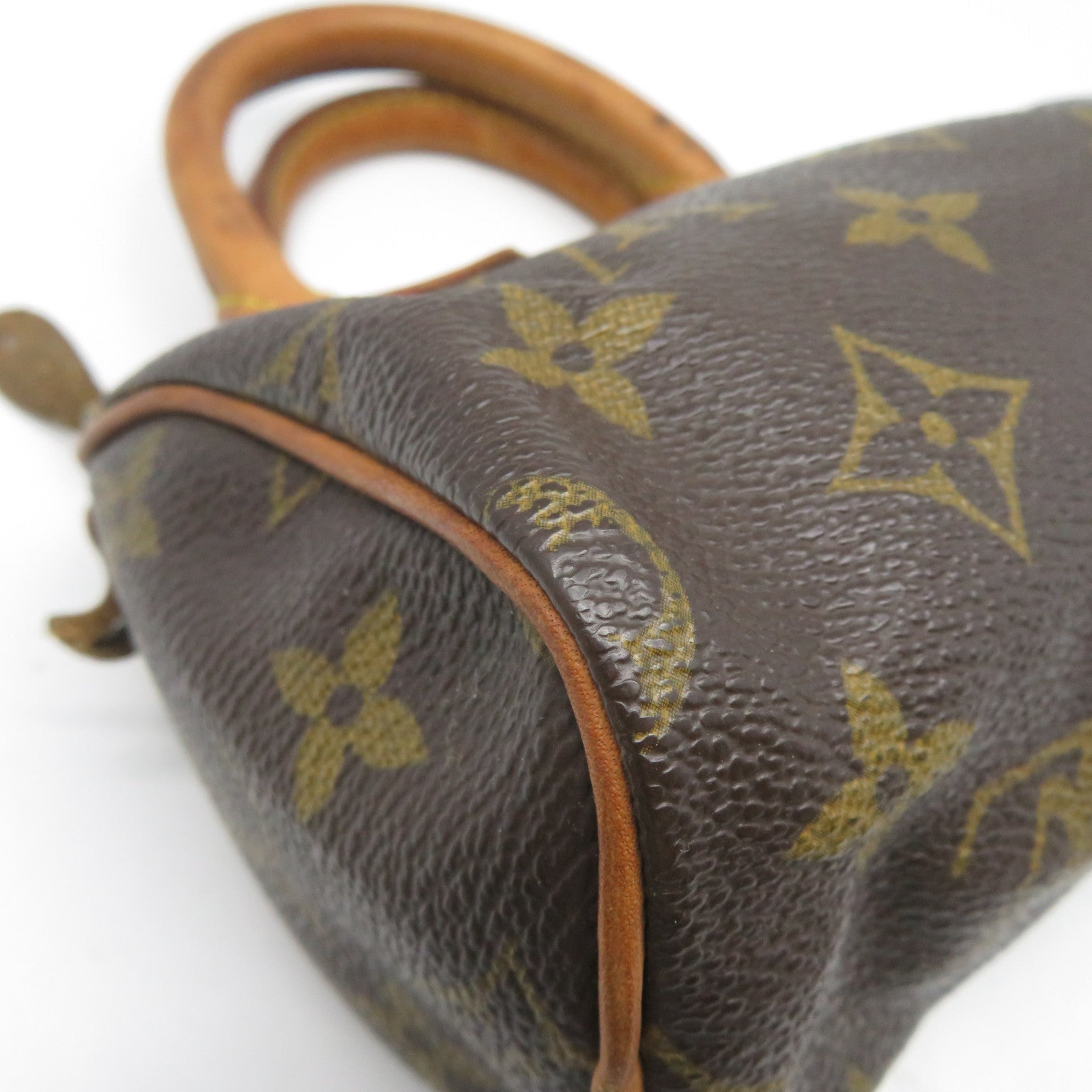 LOUIS VUITTON Monogram Speedy Mini金扣手挽袋啡色
