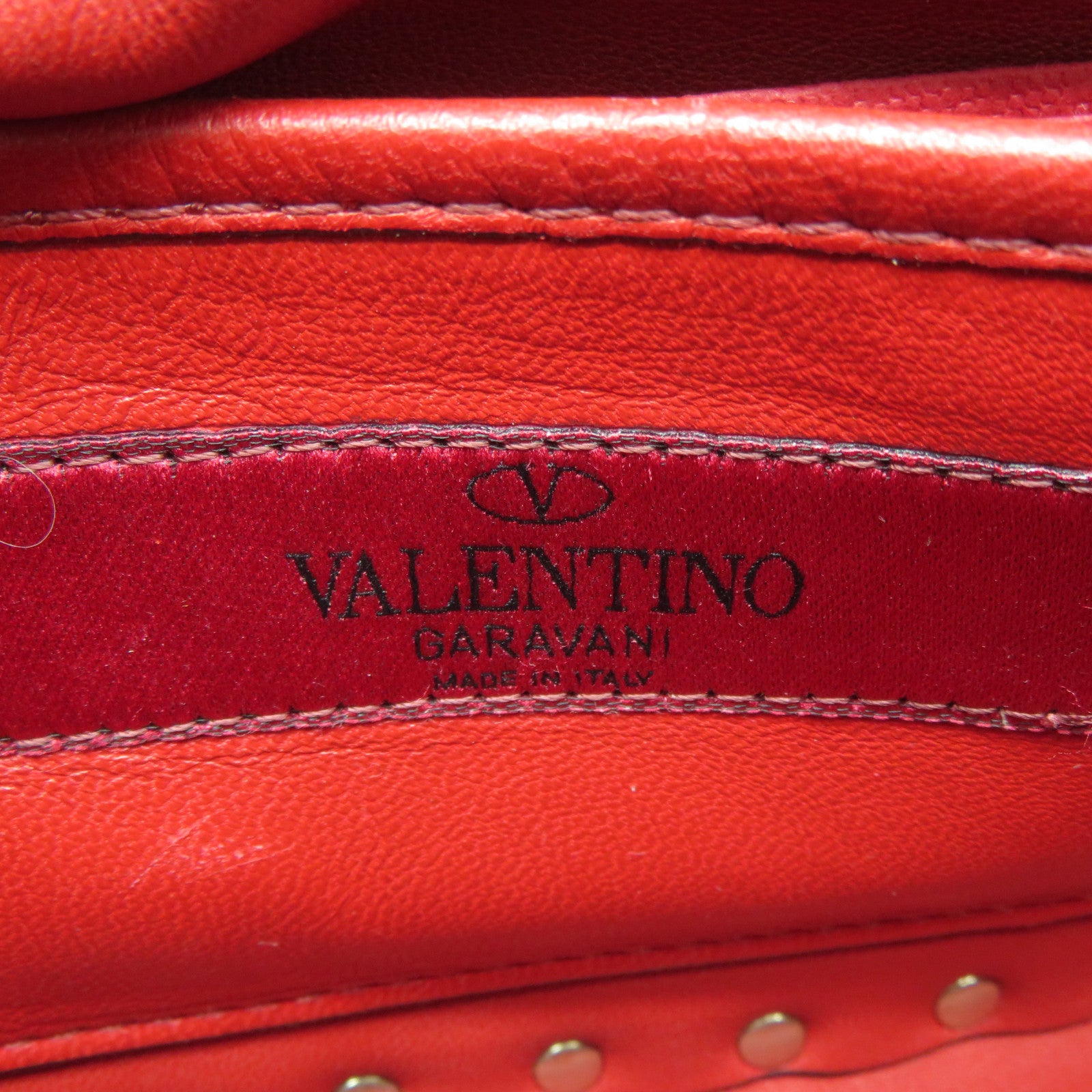 Valentino Velvet絨布Chain Bag金扣手挽肩背兩用袋紅色