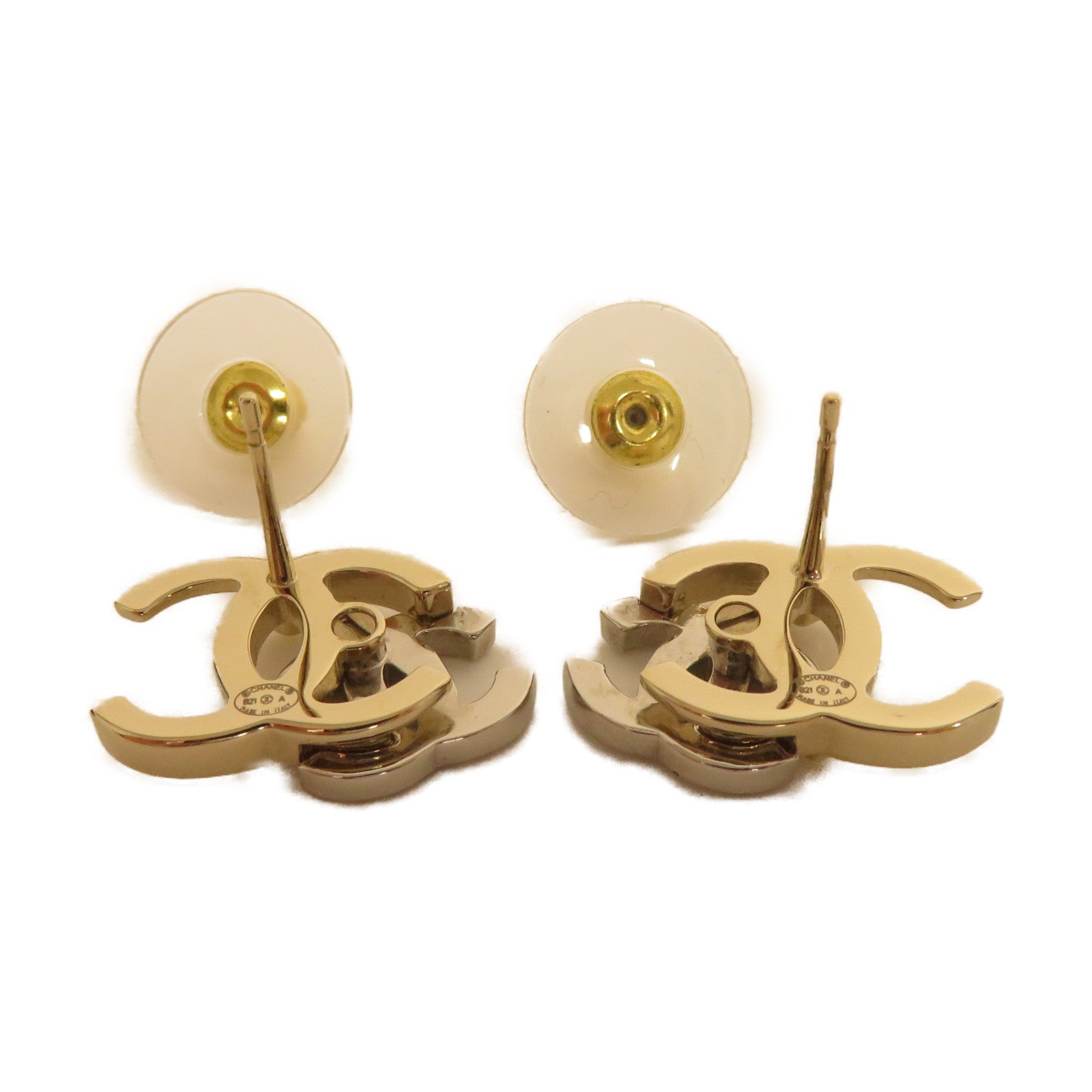 CHANEL 金屬Earrings耳環金色