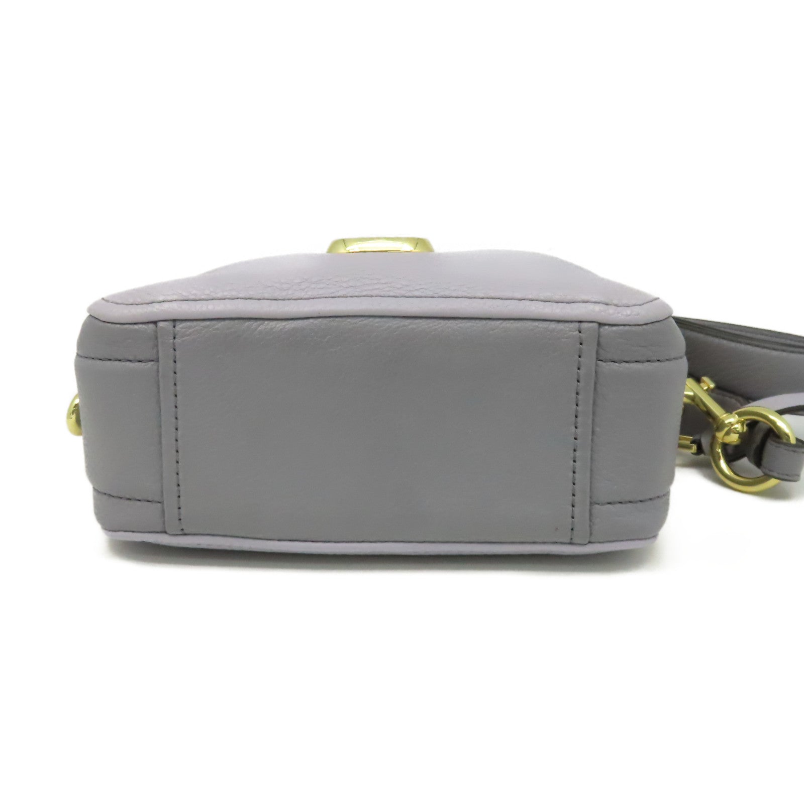 MARC JACOBS 牛皮皮革Shoulder Bag金扣肩背袋淺紫色