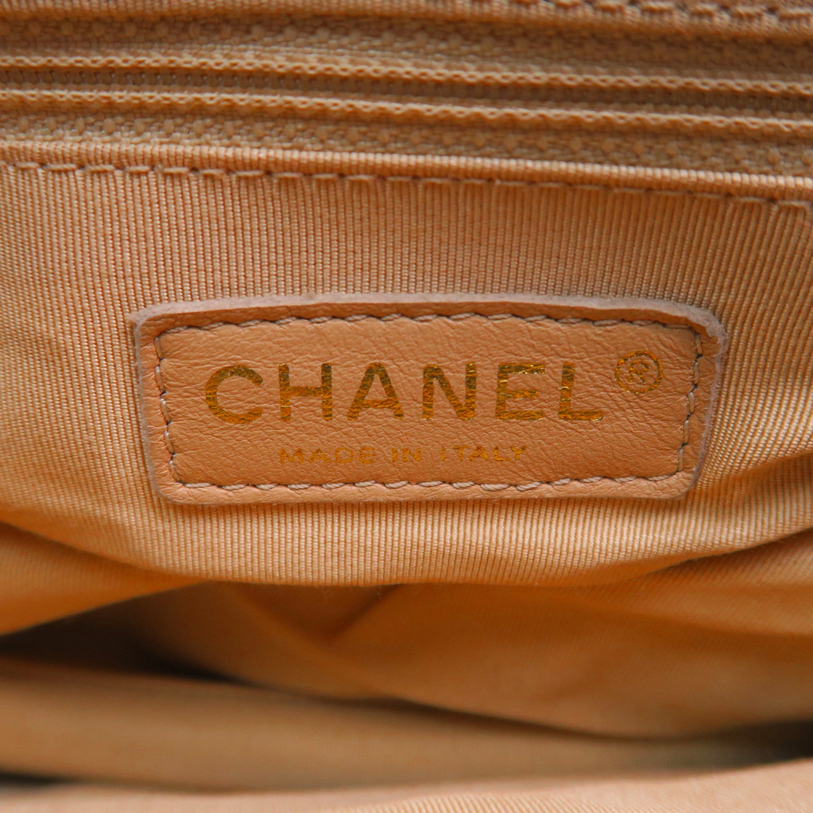 CHANEL 菱格牛皮皮革2way Shoulderbag金扣手挽肩背兩用袋黑色