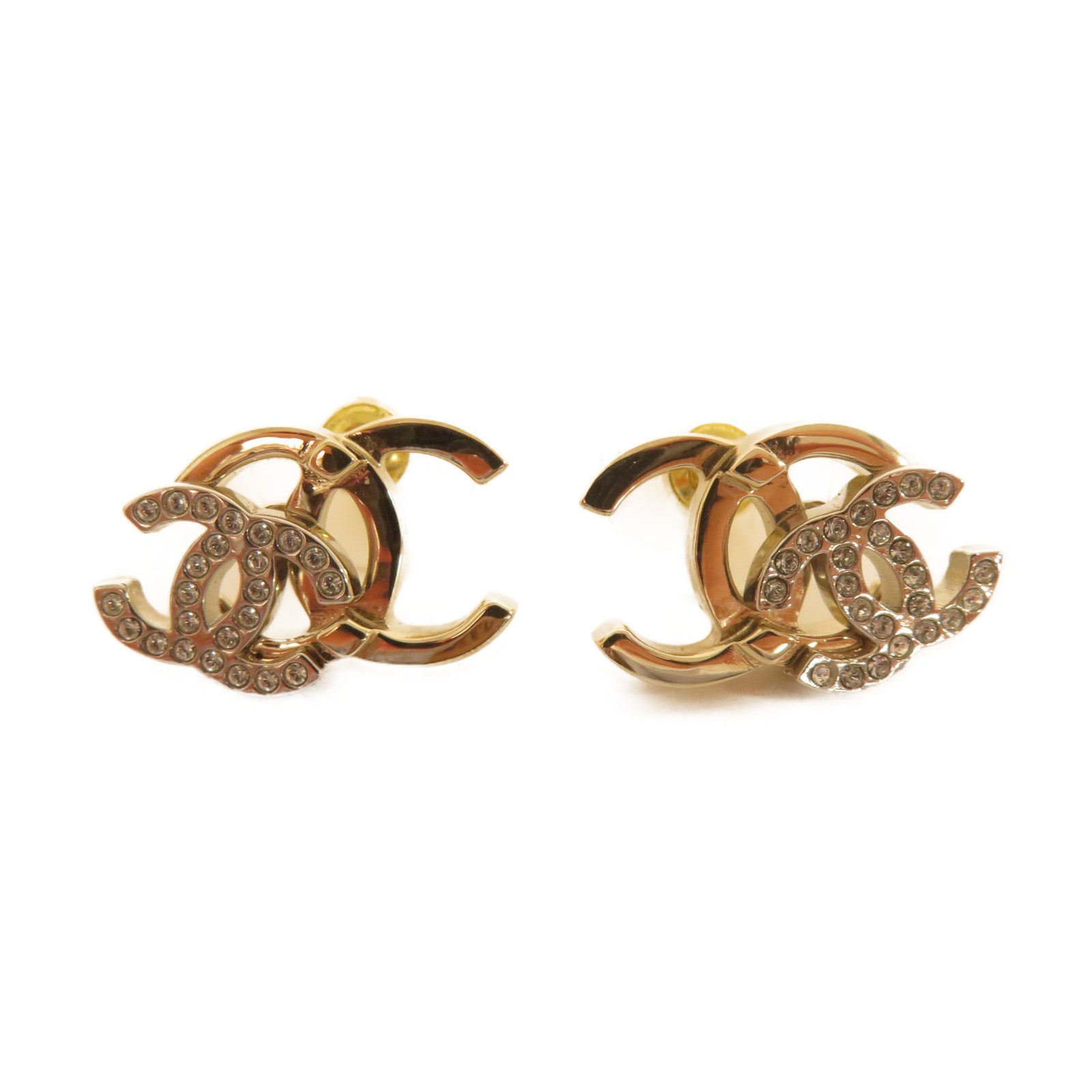 CHANEL 金屬Earrings耳環金色