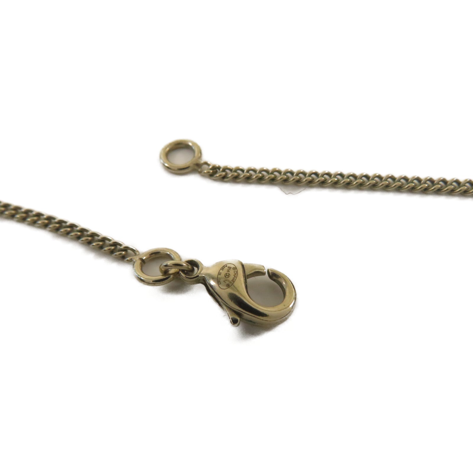 CHANEL PVC/金屬Necklace項鏈金色/黑色