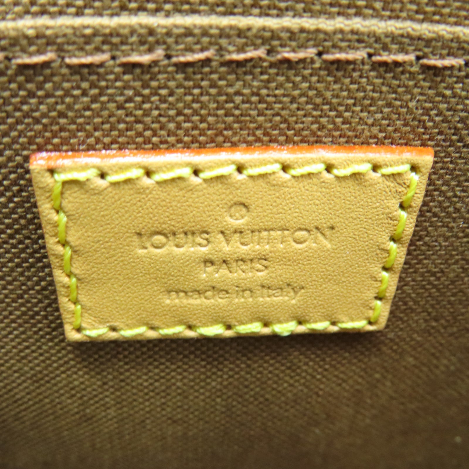 LOUIS VUITTON Monogram Petit Sac Plat 2way Shoulder Bag金扣手挽肩背两用袋啡色